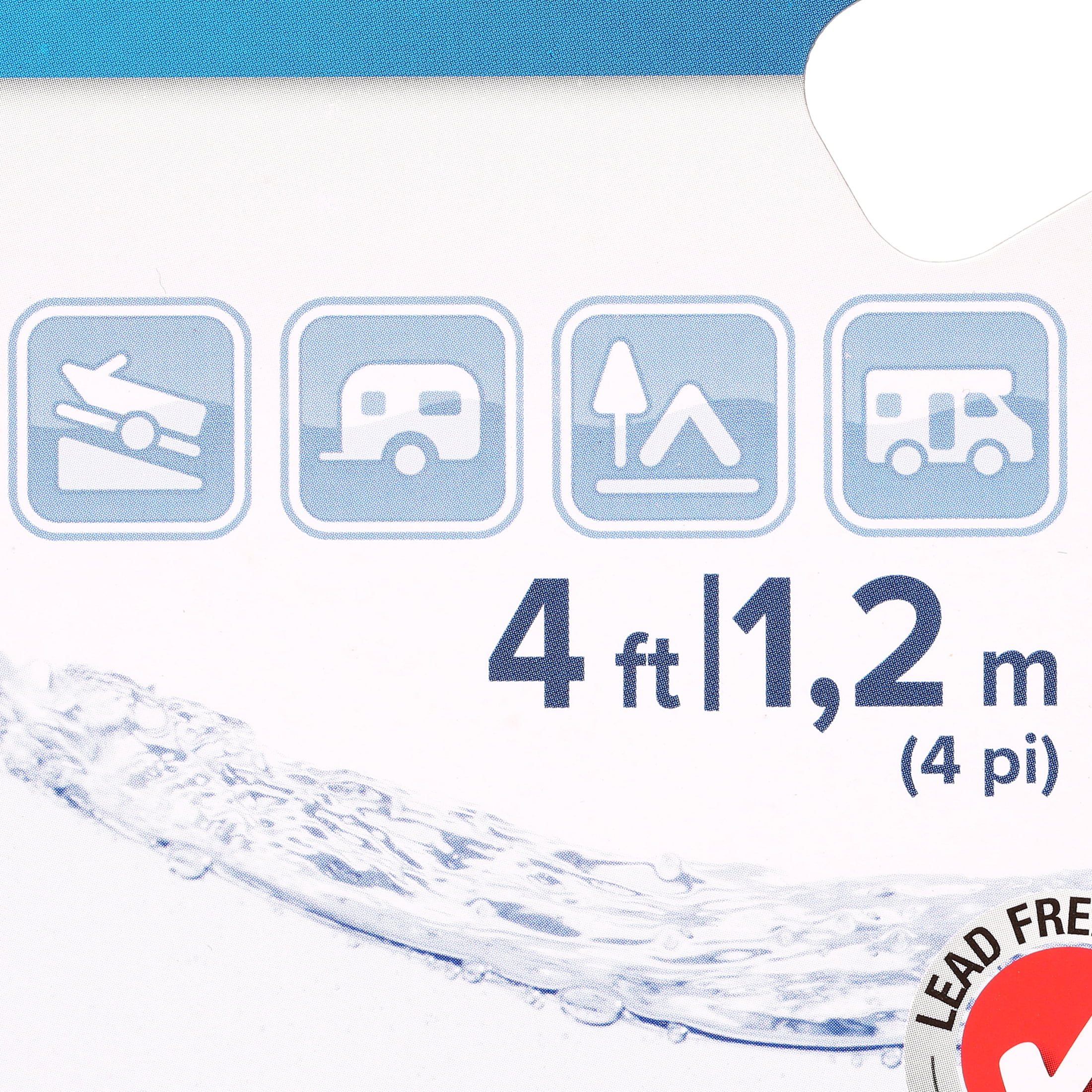 Camco TastePURE Drinking Water Hose (White, 4 ft x 0.5 in) qeokh