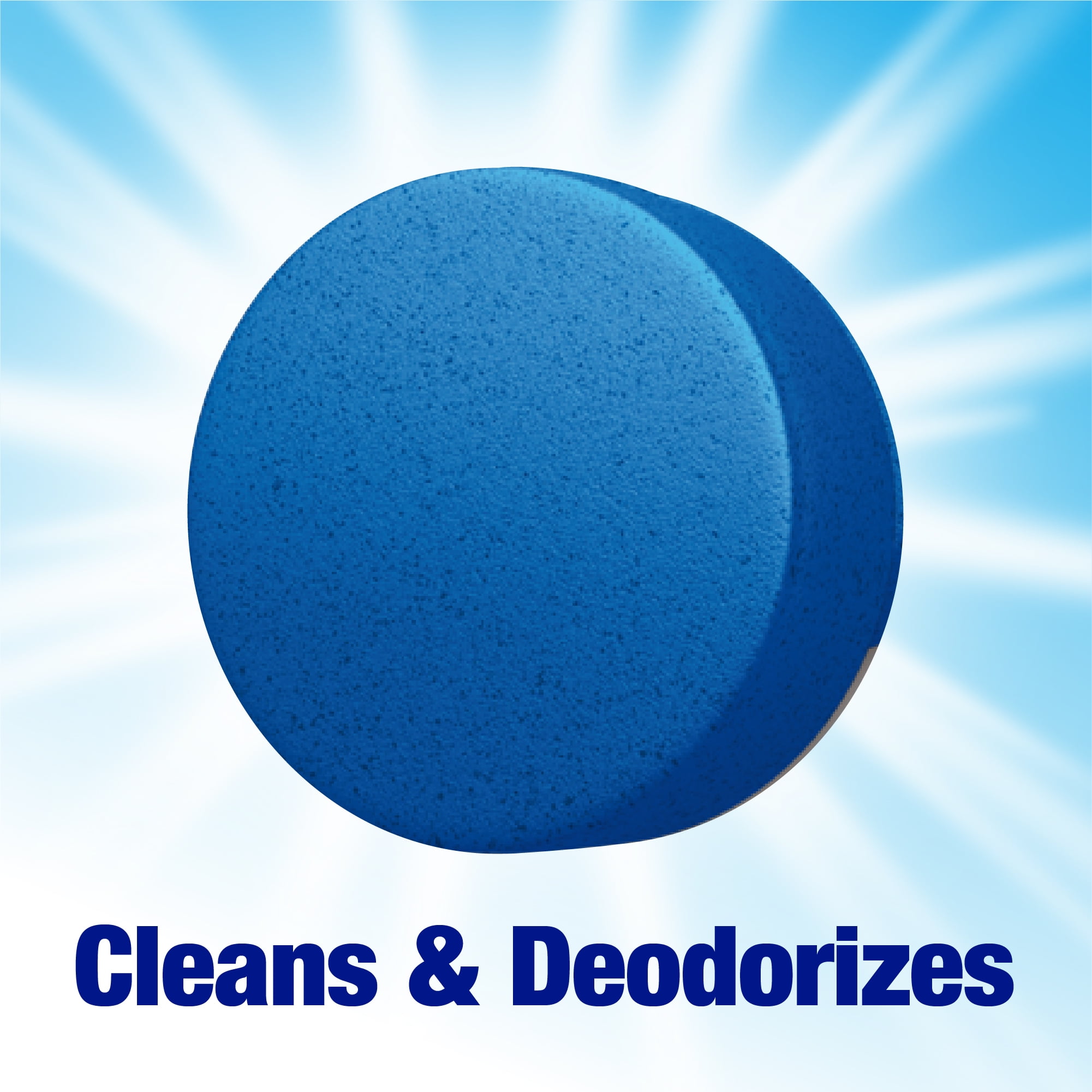 Bowl Fresh Automatic Toilet Bowl Cleaner and Freshener with Borax (Blue, 20 Pack) x4f6n