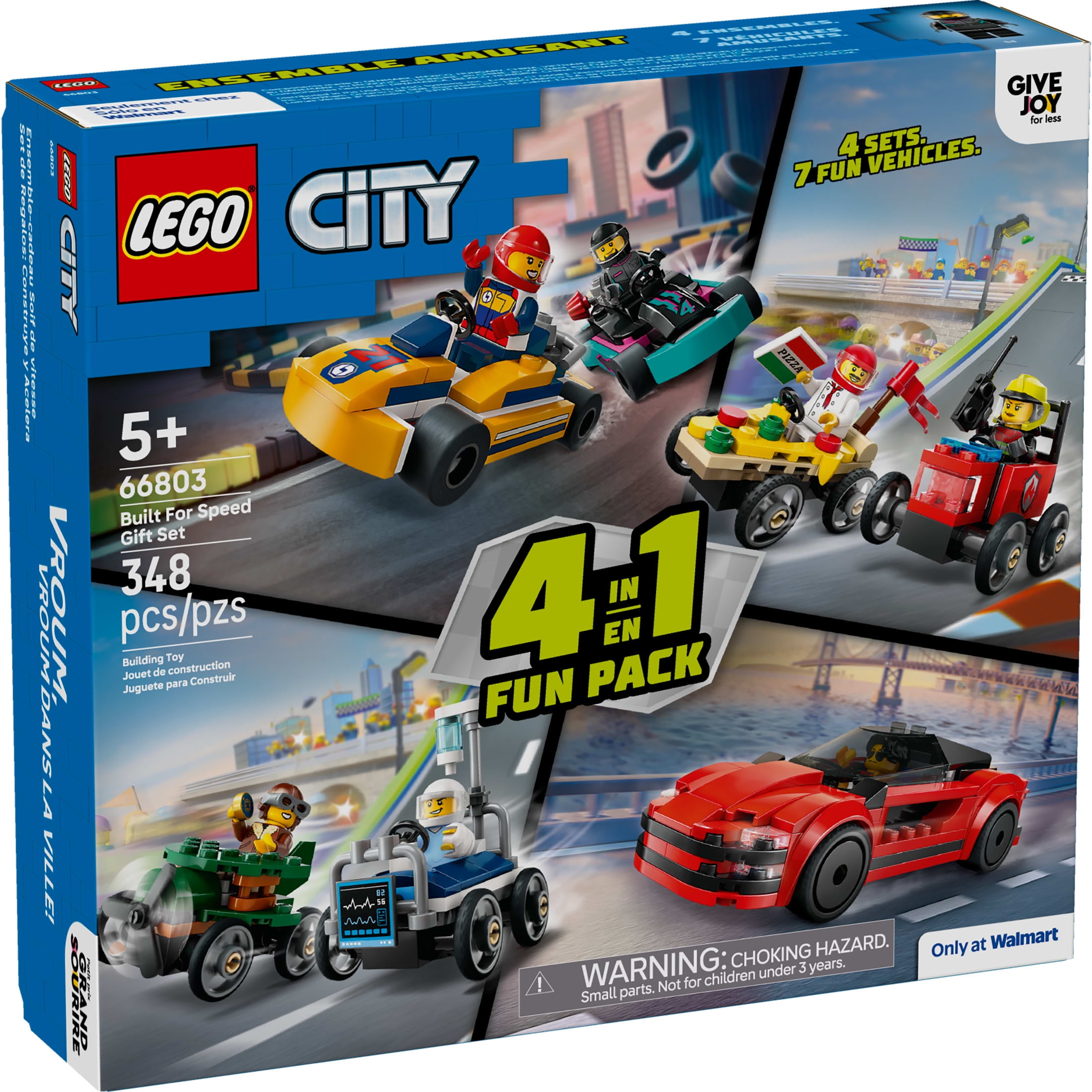 LEGO City Built For Speed Vehicle Building Set (4-in-1 Multi-Pack, 348 Pieces) fp2vo - Image 2