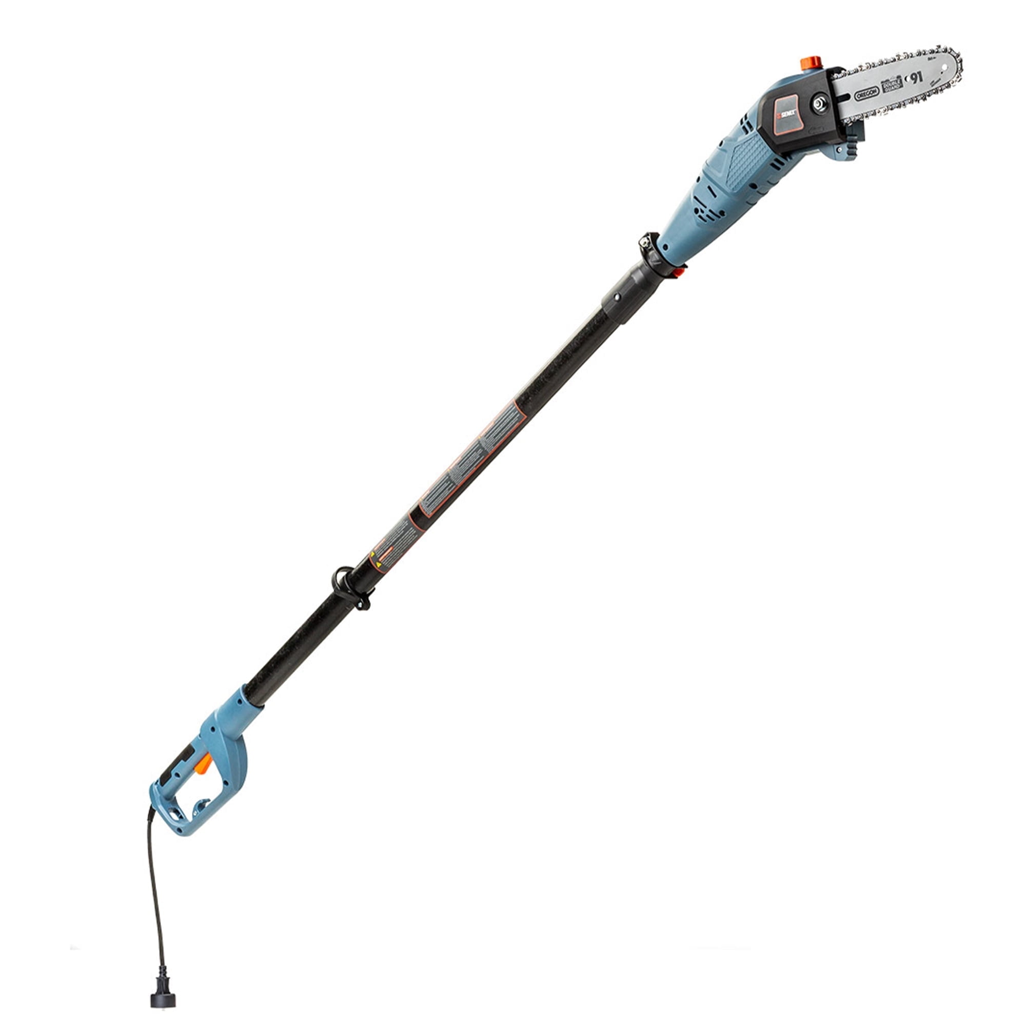 Senix 120V Corded Electric Pole Saw (Blue, 8 in Bar, 103 in Reach) t10an