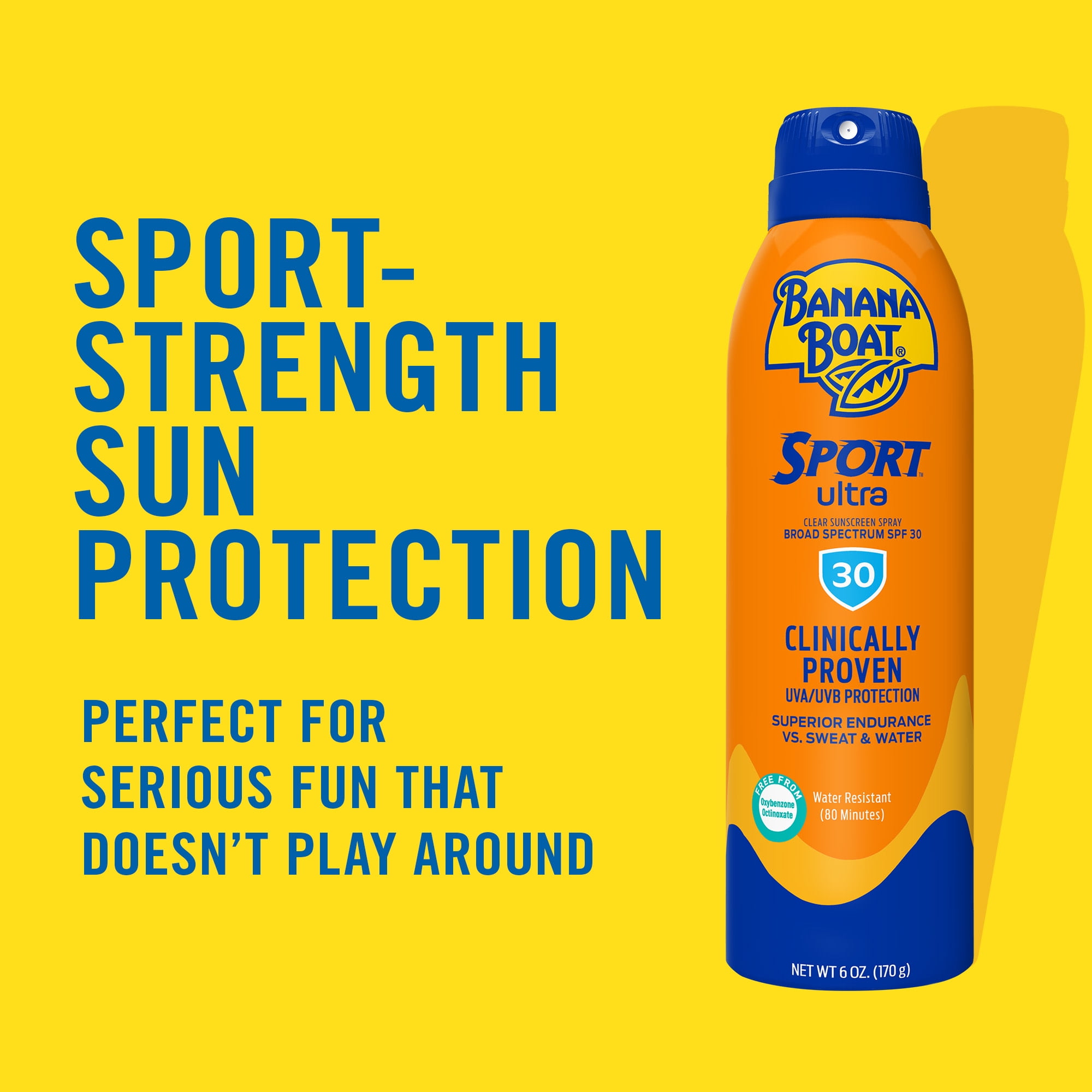 Banana Boat Sport Ultra SPF 30 Sunscreen Spray, Broad Spectrum Protection (9.5 oz) l3i5p