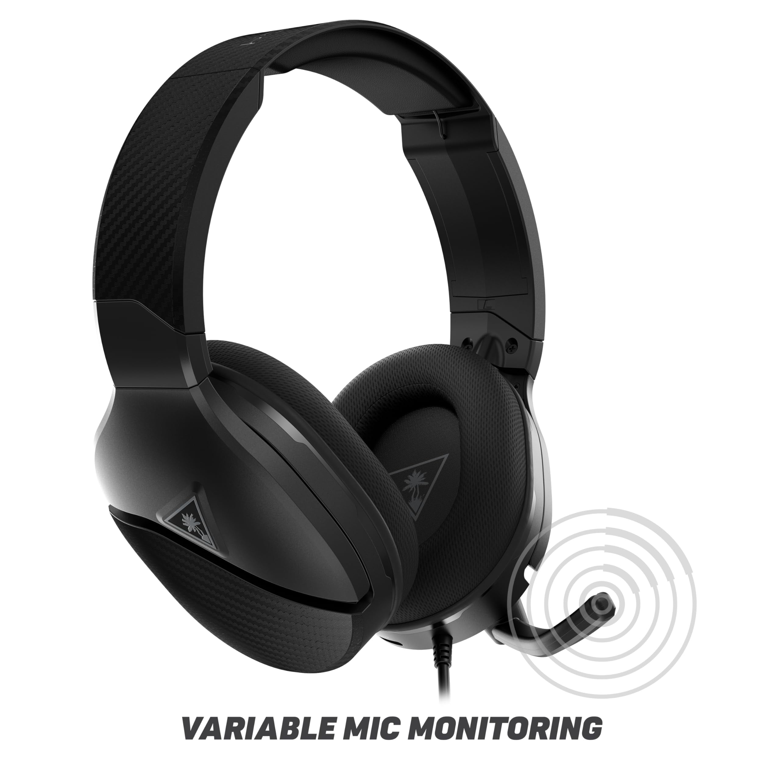 Turtle Beach Recon 200 Gen 2 Wired Gaming Headset, Amplified Audio with Mic Monitoring (Black, One Size) 2czo5