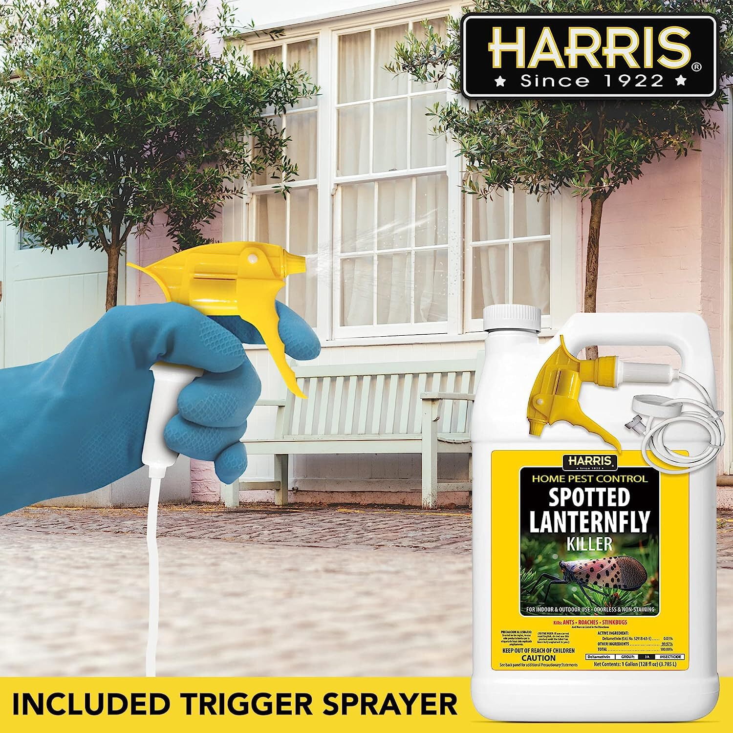 Harris Insect Killer Liquid Spray, Indoor and Outdoor Pest Control (128 fl oz) sao0l