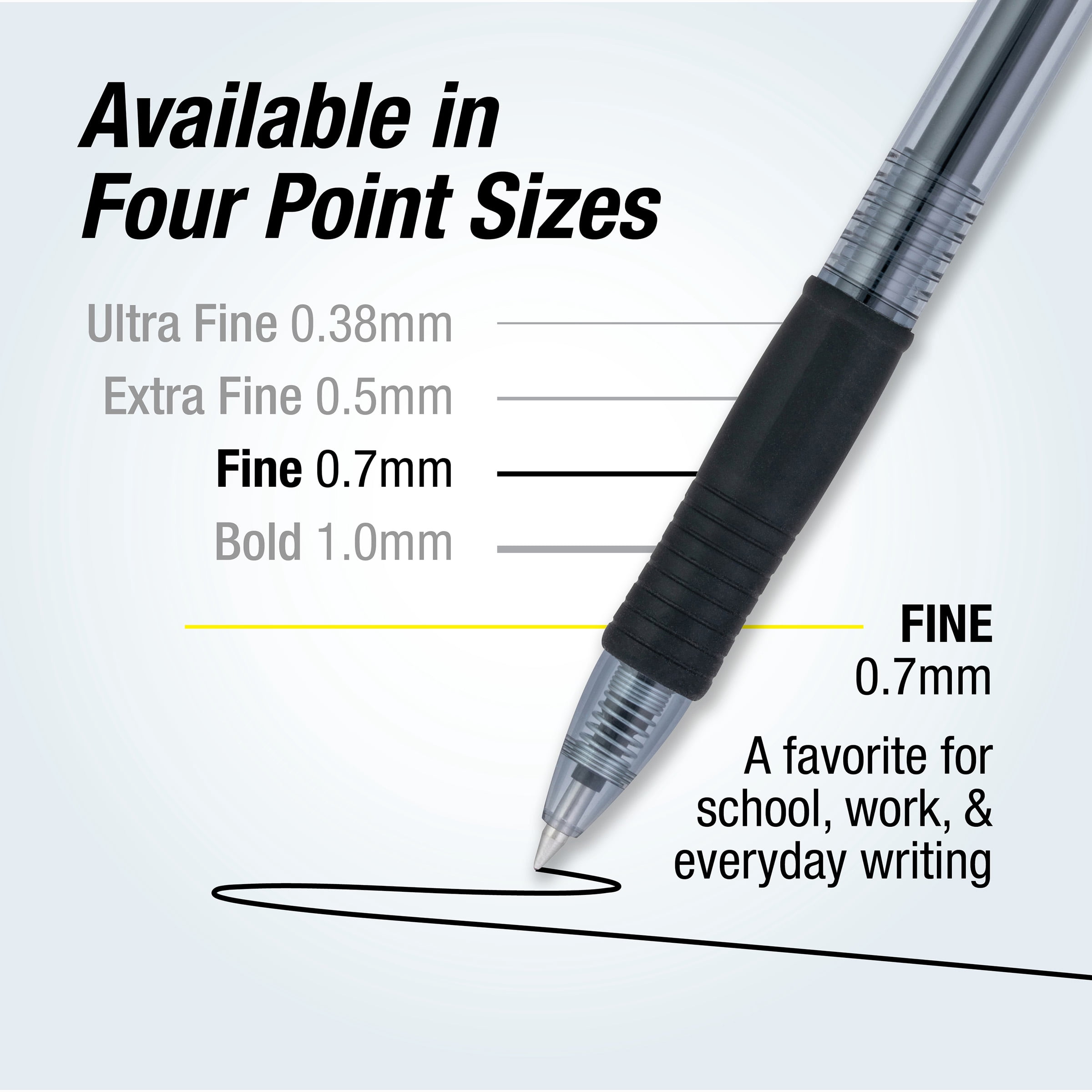Pilot G2 Retractable Gel Ink Pens, Fine Point, Smooth Writing, Black Ink (Black, 10 Pack) kxha2