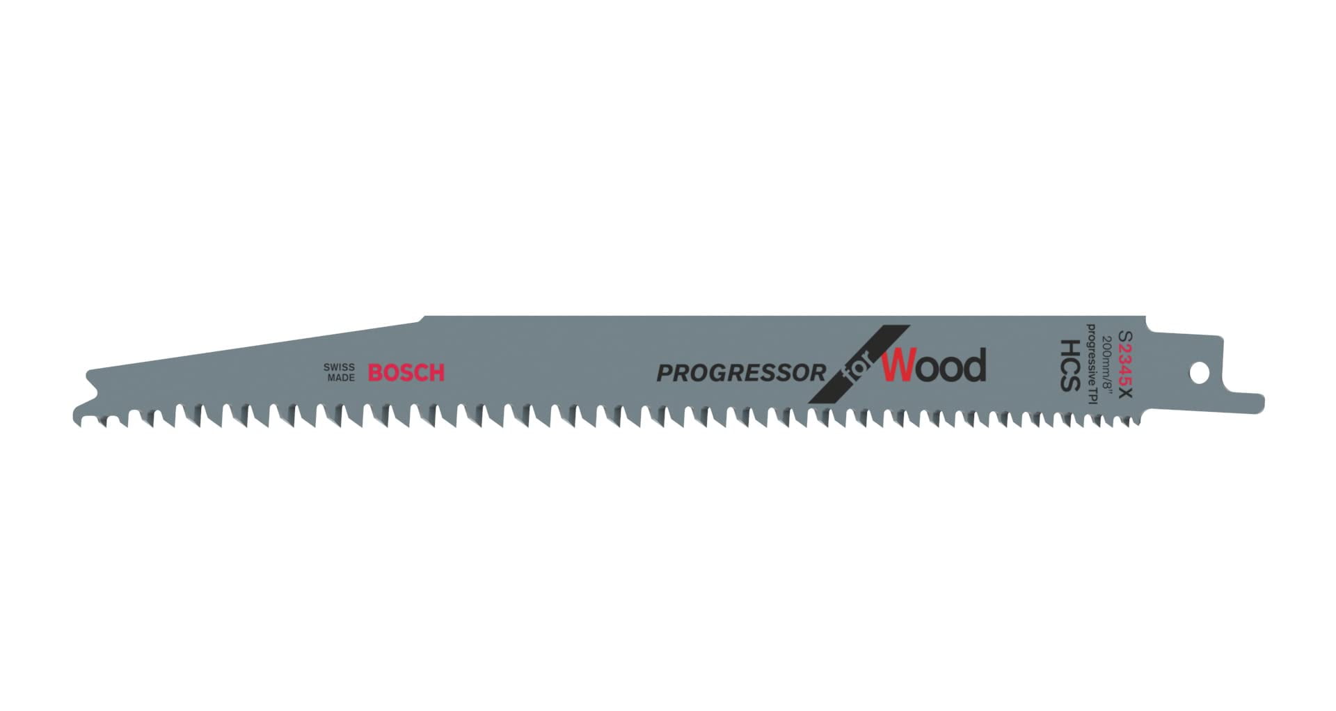 Bosch Professional S 2345 X Progressor Sabre Saw Blades for Wood (5-Pack, 7.87 in) j7f2b