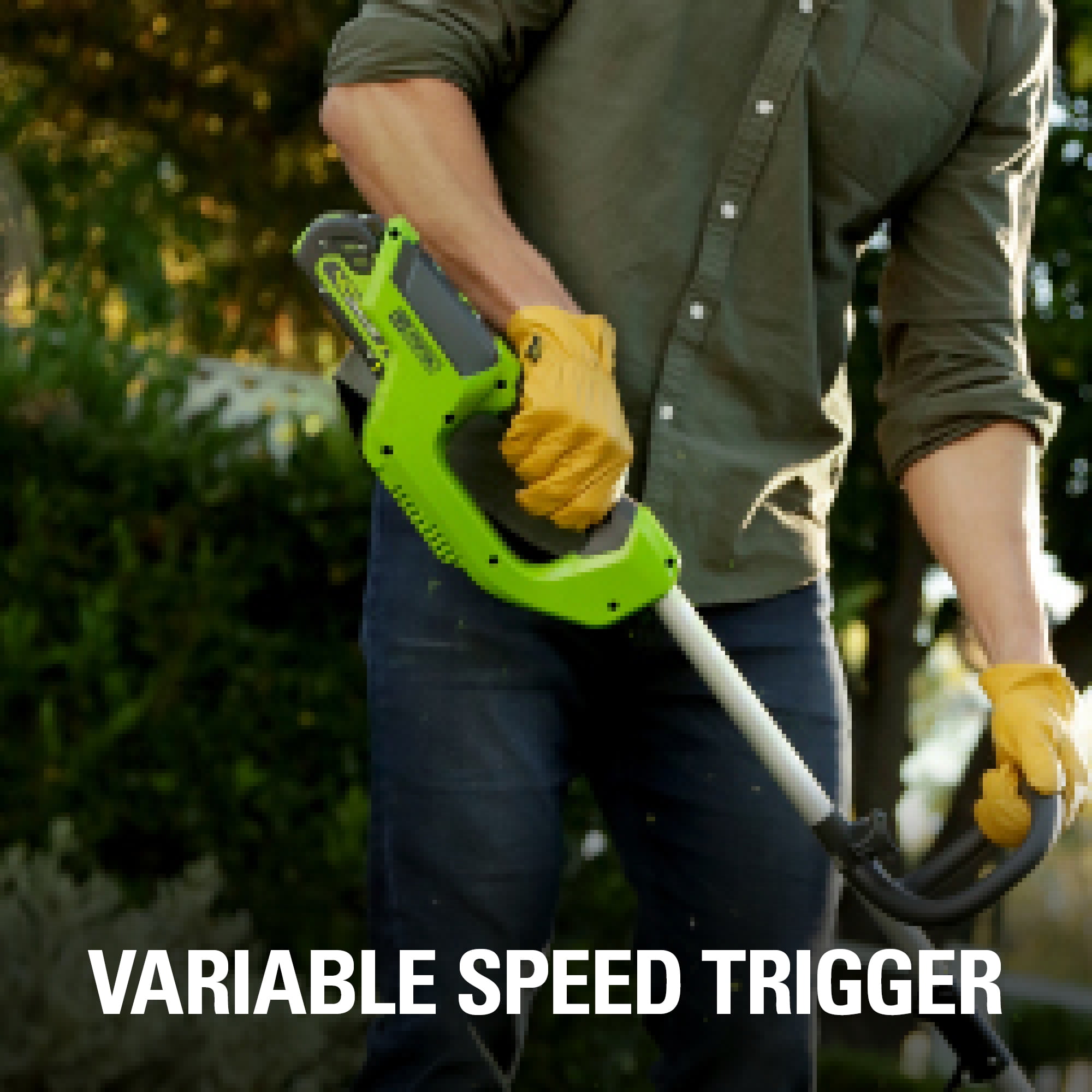 Greenworks 40V Cordless String Trimmer with 2.0 Ah Battery and Charger (12 in) a3ln1
