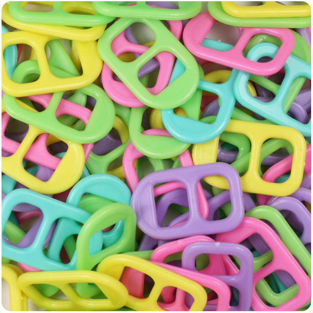 Beadtin Soda Pop Tabs Craft Beads Opaque Candy Mix (Chocolate Brown, 2 oz) wwkkz