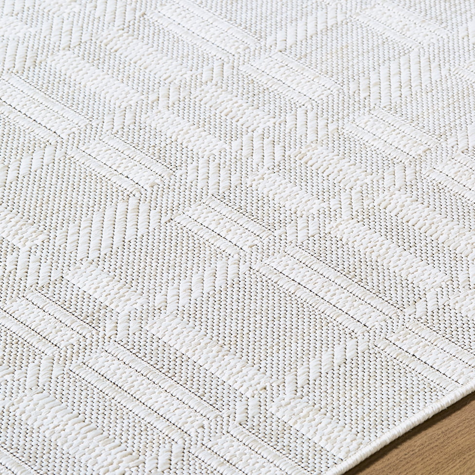 My Texas House Mari Outdoor Area Rug (Neutral, 5 ft x 7 ft) f0tv6
