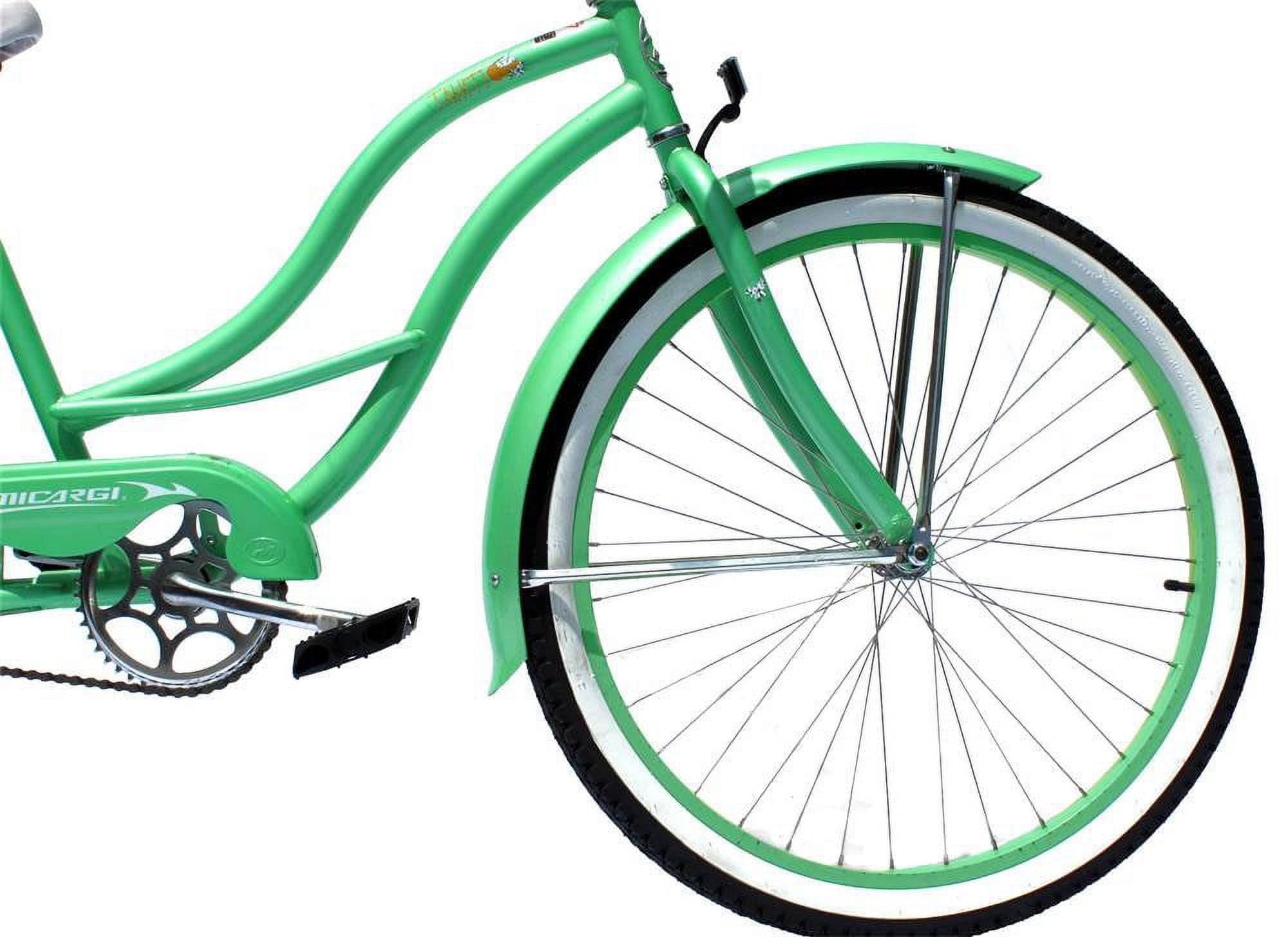 Micargi Tahiti Beach Cruiser Bicycle (Mint Green, 26 in) j7rna