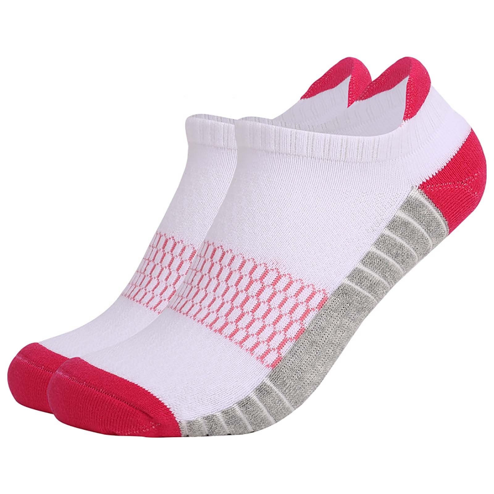 DOLKFU Mens Athletic Low-Cut Socks Breathable Cotton No Show Ankle Socks (Multicolor, 6 Pack, Size 13-15) hkzuh