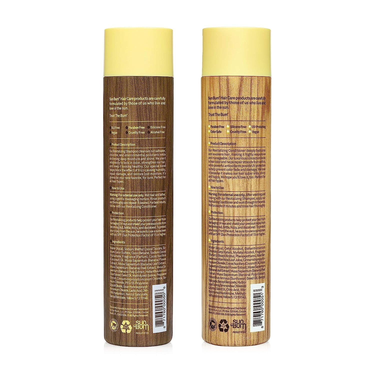 Sun Bum Original SPF 30 and 50 Sunscreen Spray Broad Spectrum Moisturizing Protection (6 fl oz, 2 Pack) zel1d