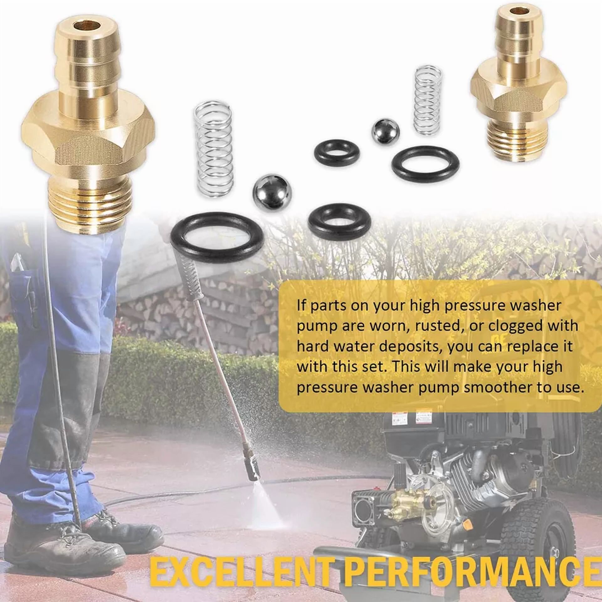 VAULT Pressure Washer Chemical Soap Injector Kit for Briggs & Stratton and Homelite (Universal Fit) 3rhc5
