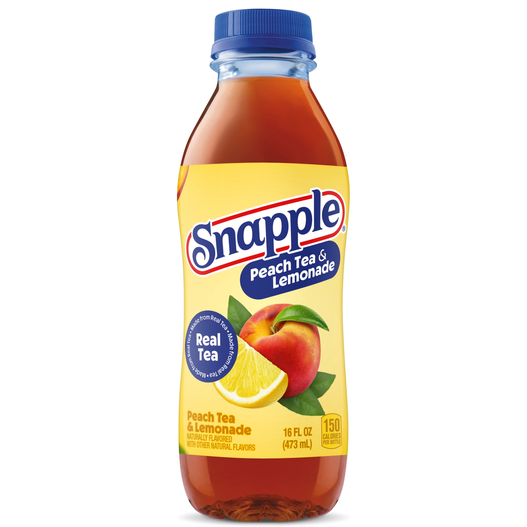 Snapple Peach Tea and Lemonade Refreshing Fruit Drink (6 Pack, 16 fl oz) py8of