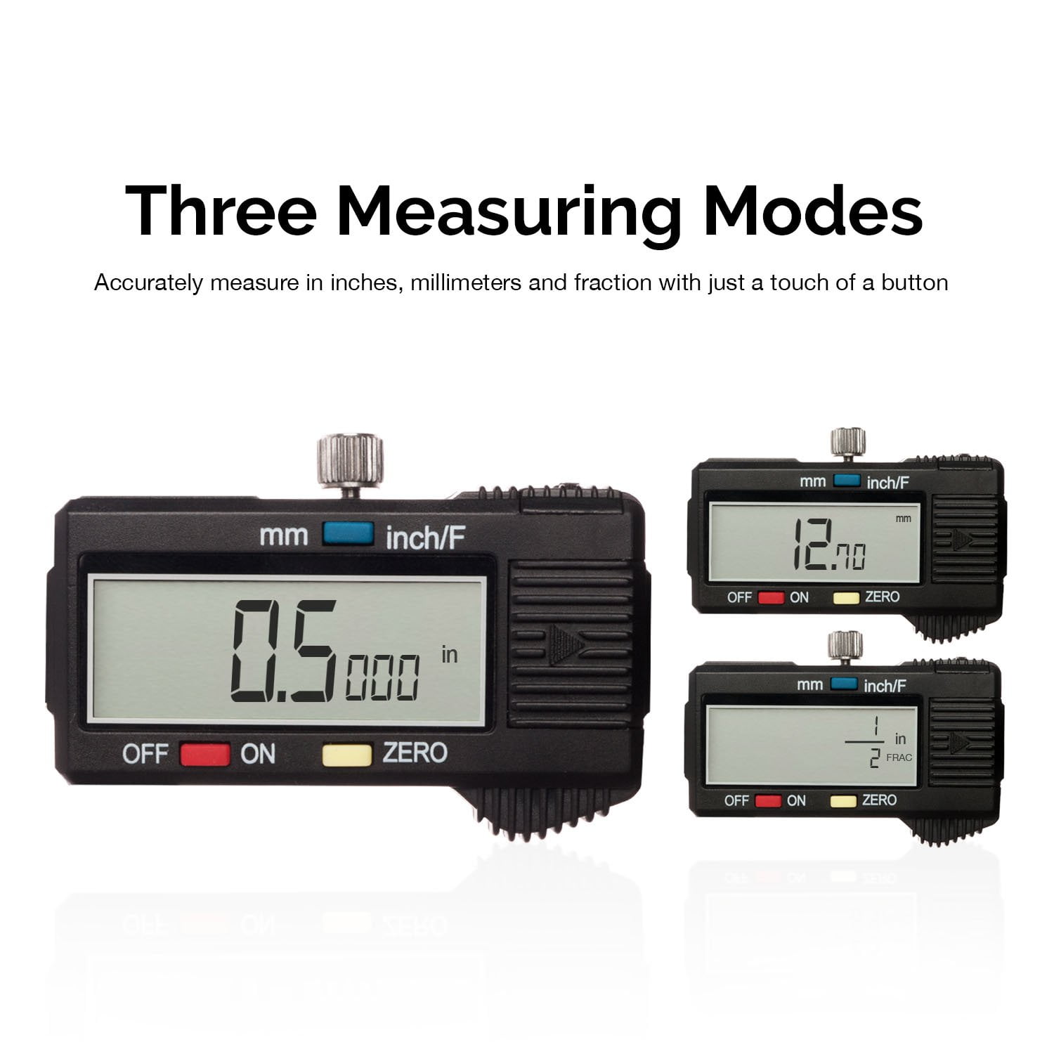 Neiko 01409A Electronic Digital Caliper, Stainless Steel Precision Measuring Tool with Extra Large LCD Display (Black, 12 in) mhuyd