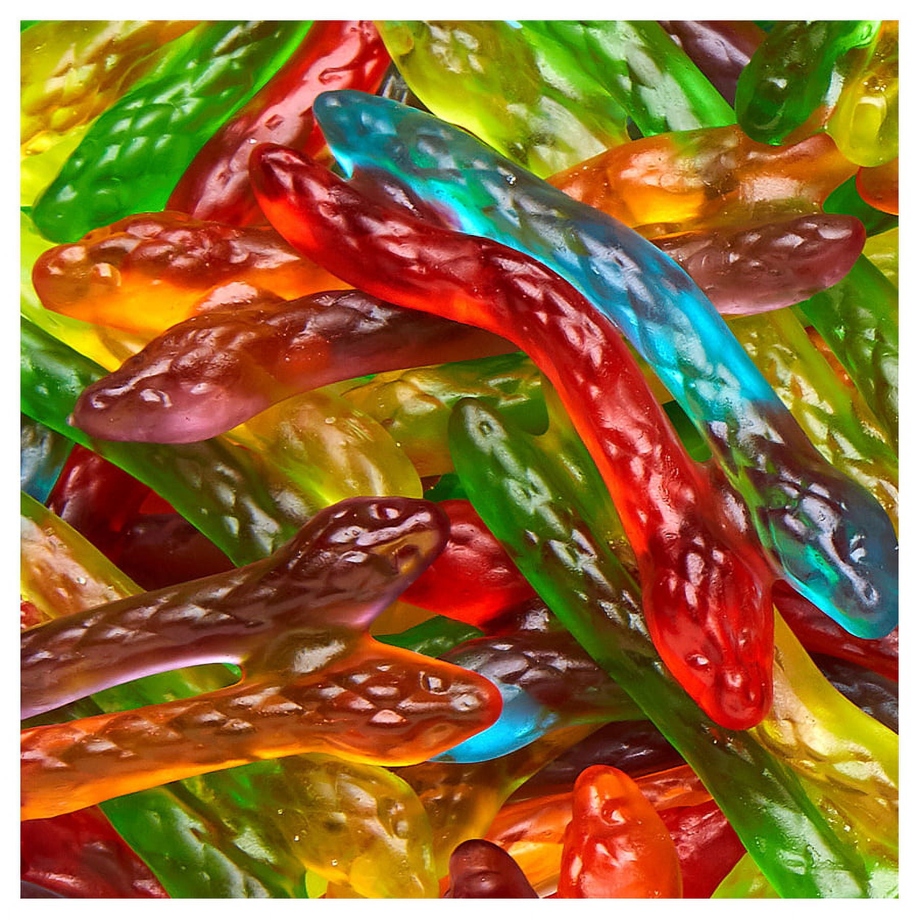 HARIBO Twin Snakes Gummies Sweet and Sour Assorted Fruit Flavors (8 oz) taqzf