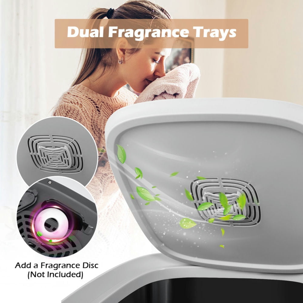 Kadyn Towel Warmer Bucket with Auto Shut Off and 2 Temperature Settings (White, 25L) 4dbo3