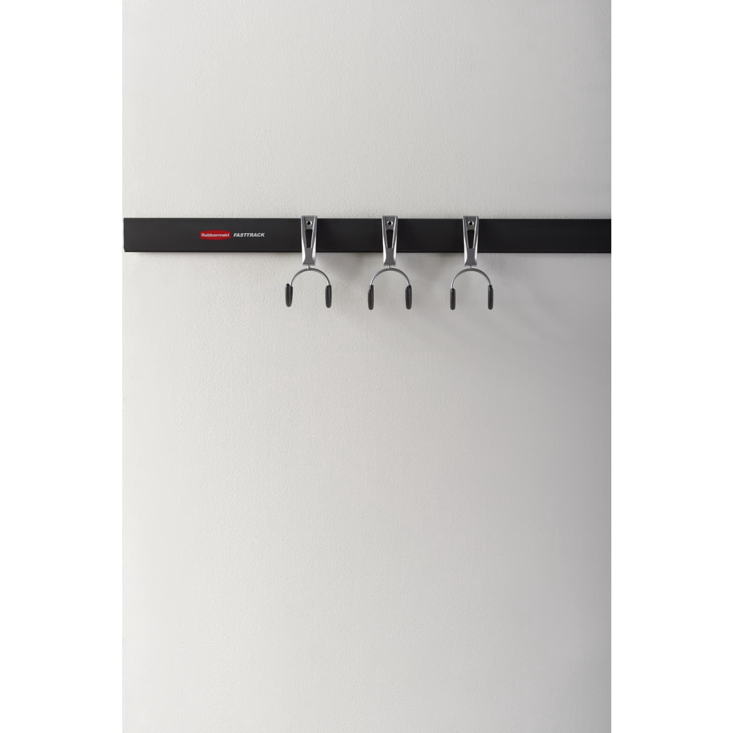 Rubbermaid FastTrack Garage Storage Compact Hook (Satin Nickel, 3-Pack) snbkr