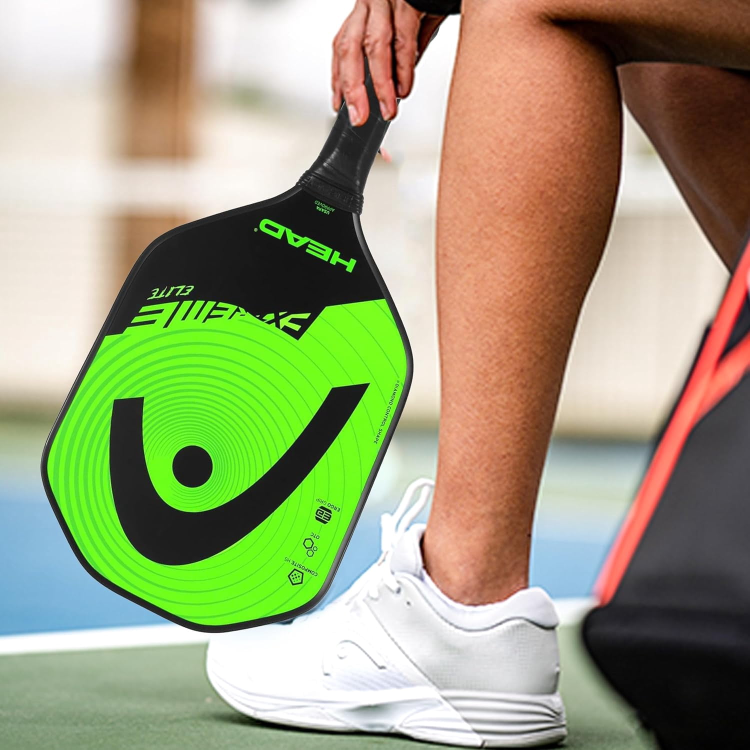 HEAD Extreme Elite Pickleball Paddle (Black, 7.8 oz) 5n42f