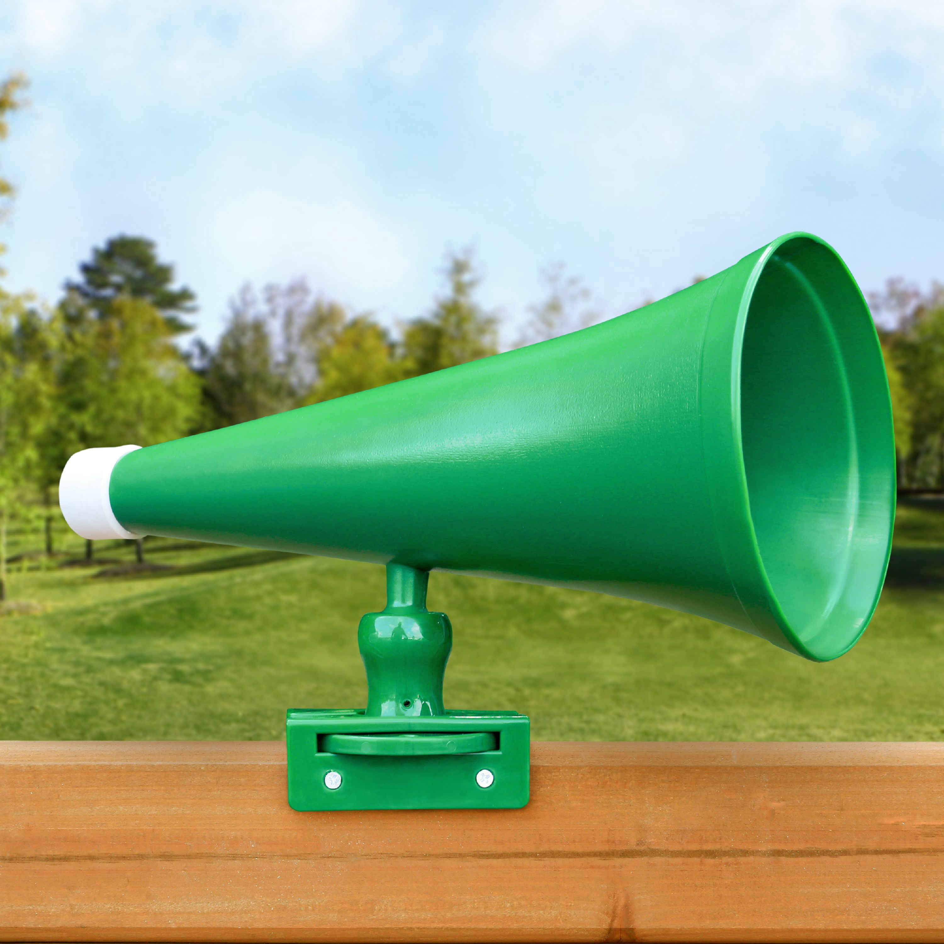 Gorilla Playsets Megaphone Swing Set Accessory (Green, 6 in x 15 in x 8 in) t0aq3