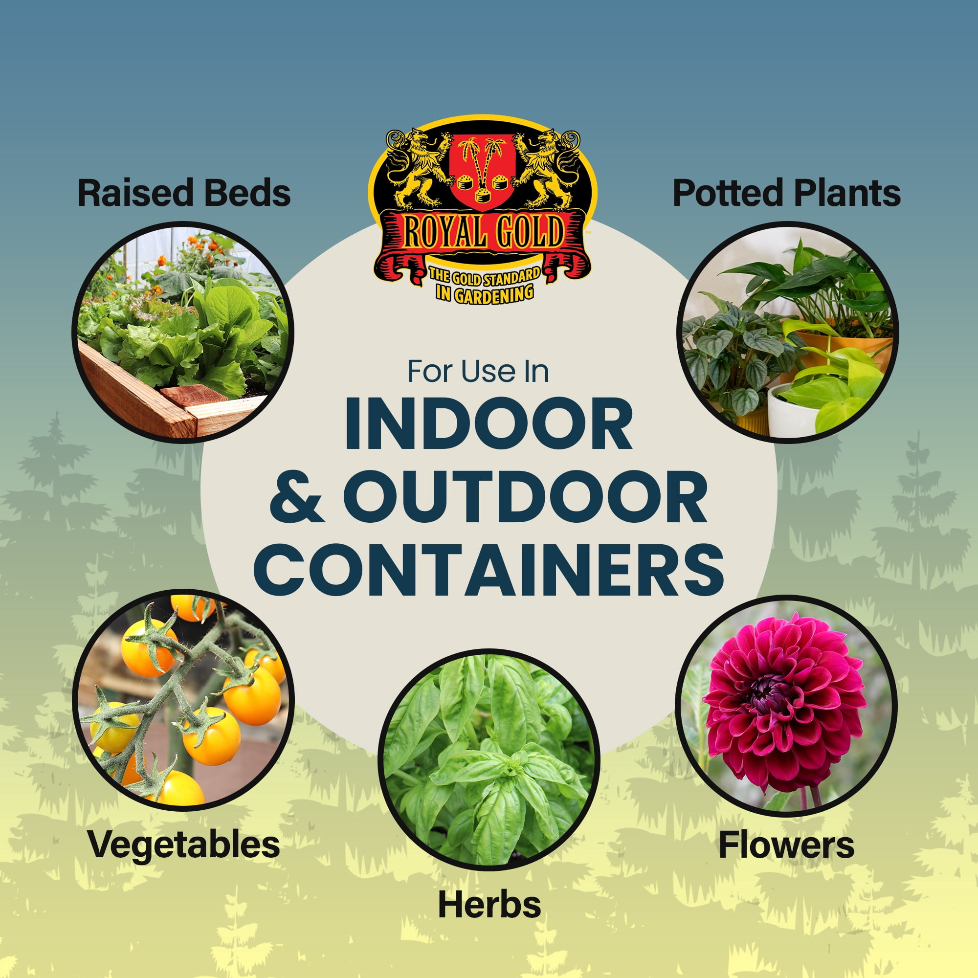 Royal Gold Special Reserve Premium Potting Mix, All-Purpose Soil for Indoor & Outdoor Container Gardens (1.5 cu ft) p5xfy