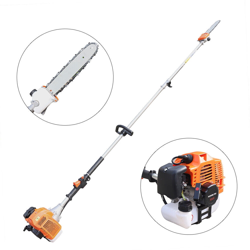 Generic 52CC Gas Powered Pole Saw Tree Trimmer with 90.55 in Extension Pole (52CC, 90.55 in) asp7o