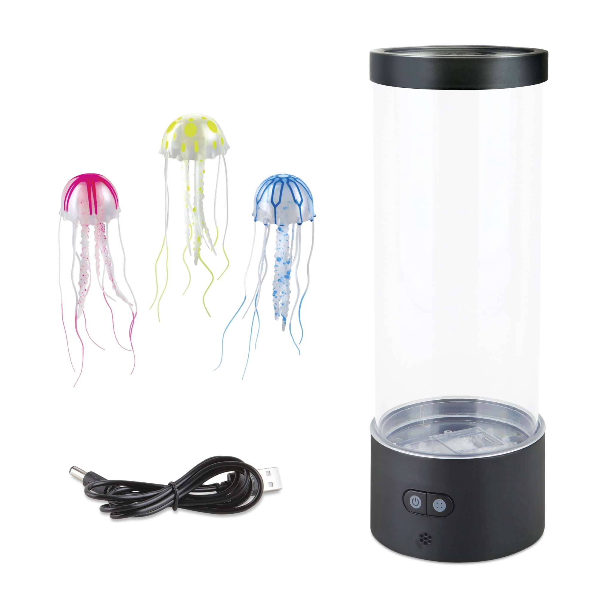 Discovery #Mindblown Jellyfish Aquarium Color-Morphing LED Lamp (Multicolor, 12 in) 8586n
