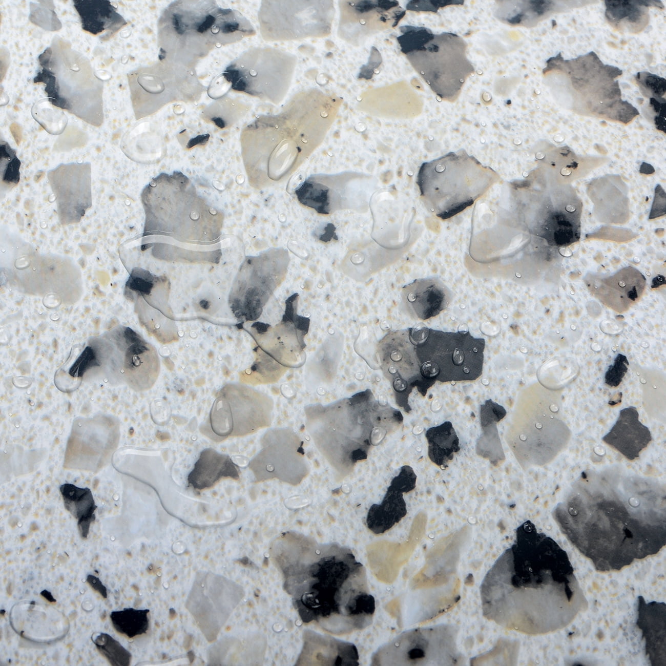 A-b-cil Terrazzo Contact Paper Peel and Stick Wallpaper for Kitchen Countertops and Furniture (Grey, 78 in x 15.8 in) 00hot