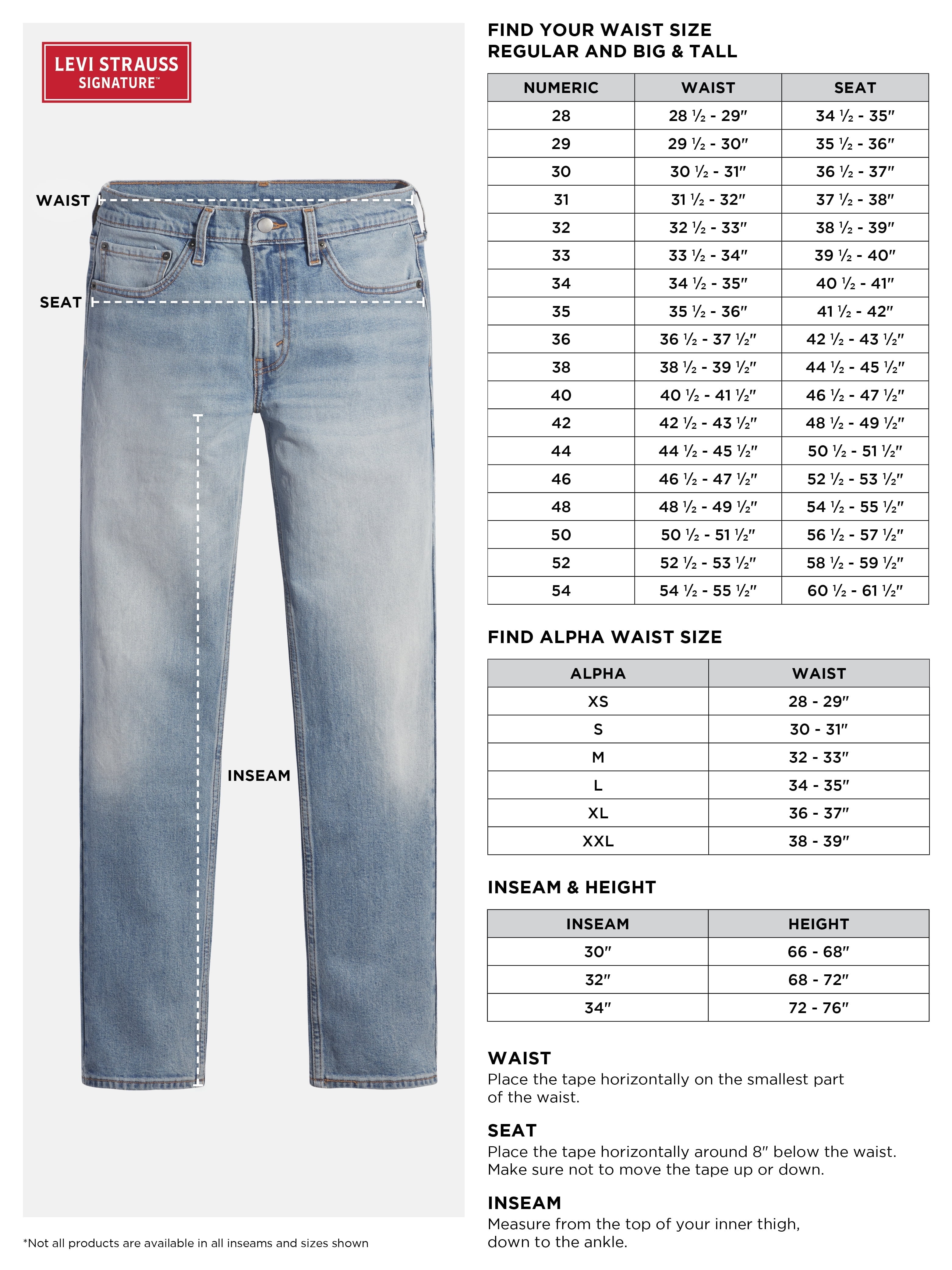 Levi Strauss Signature Men's Straight Fit Flexible Waistband Jeans (Black, 32x30) ztvnn