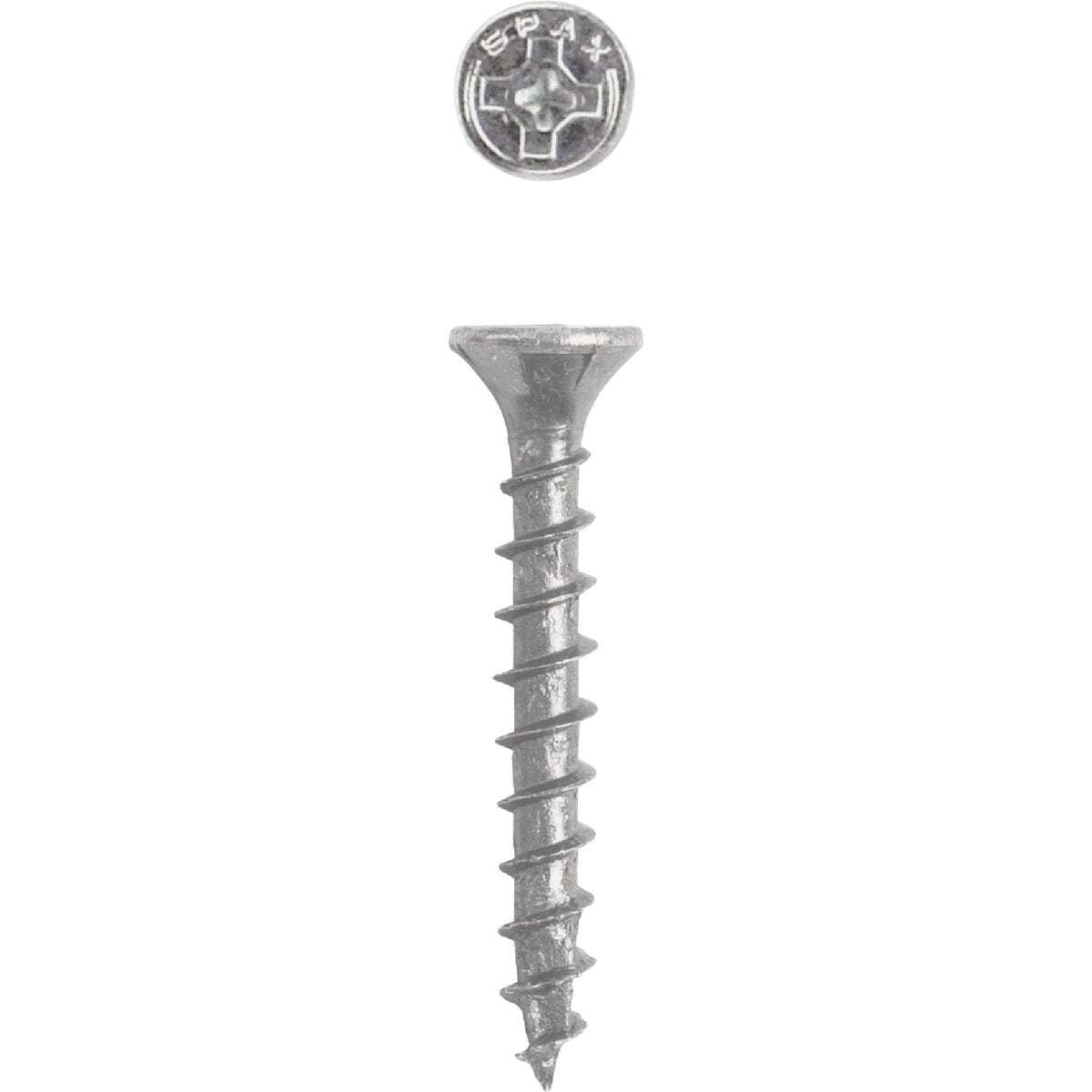 SPAX Multi-Purpose Flat Head Screws, Zinc-Plated Steel, Self-Tapping (Silver, 40 Pack, 1 in) ba2a6