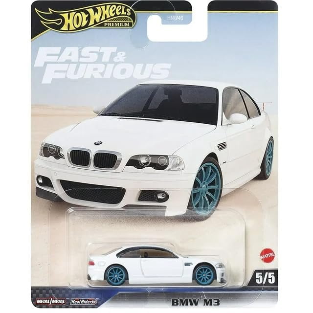Hot Wheels Fast & Furious Premium Diecast Car Set (5-Vehicle Bundle, 1:64 Scale) oz9p7