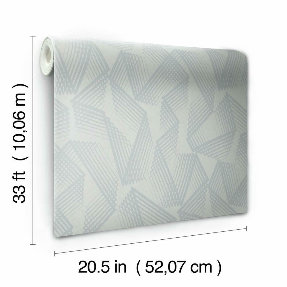 RoomMates Acceleration Peel and Stick Wallpaper (Grey, 20.5 in x 16.5 ft) m2t8m