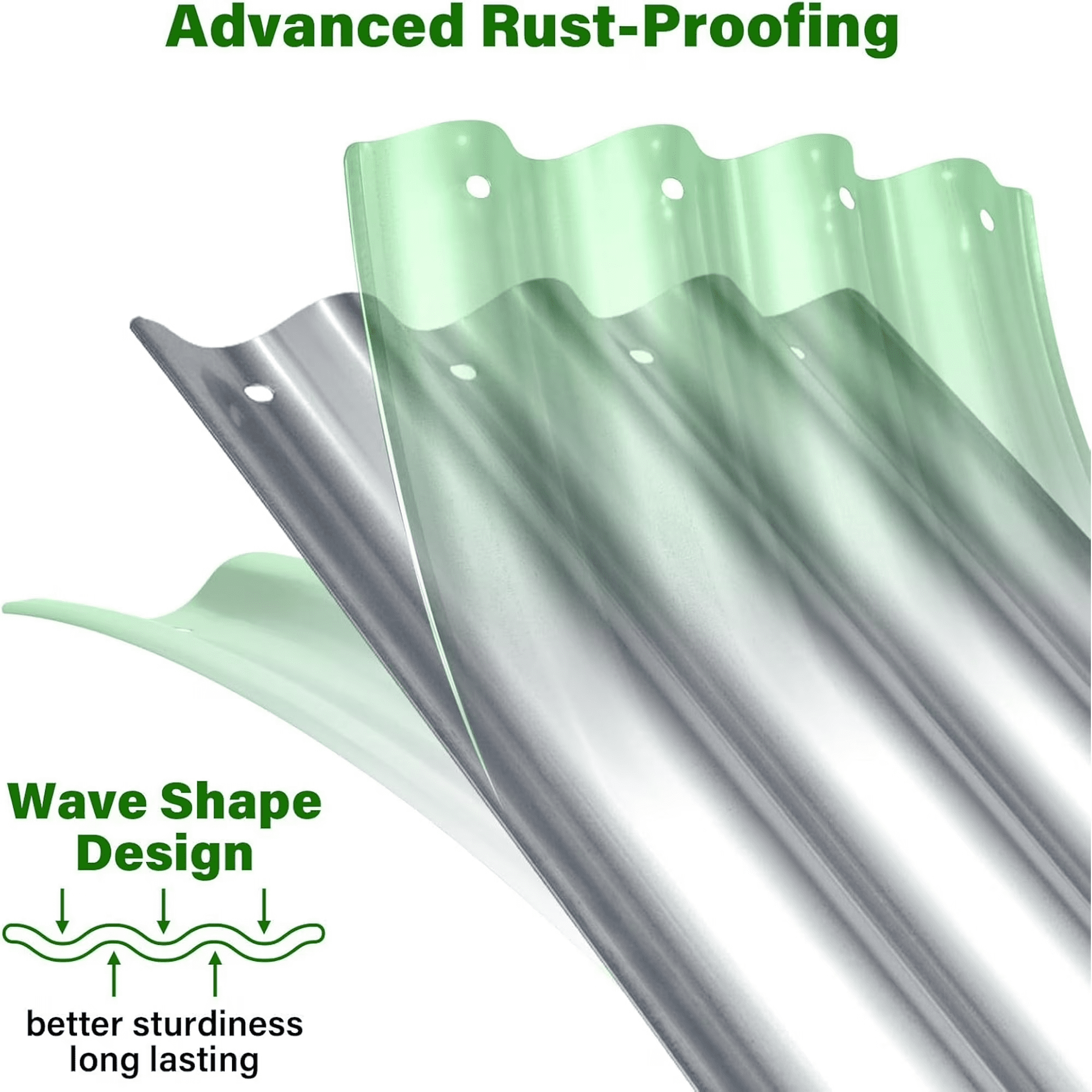 HGD Raised Garden Bed Kit Oval Galvanized Metal (Silver, 2 Pack, 48 in x 24 in x 12 in) q9o9o