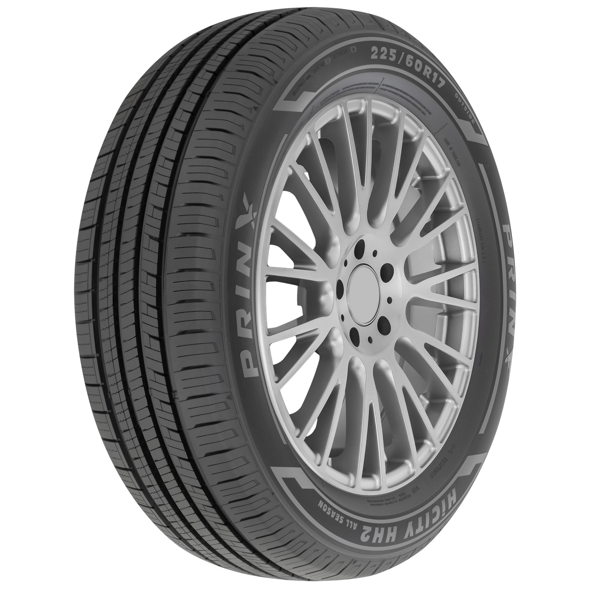 Prinx HiCITY HH2 All Season Passenger Tire (Black Sidewall, 175/65R14 82T) h6pt5