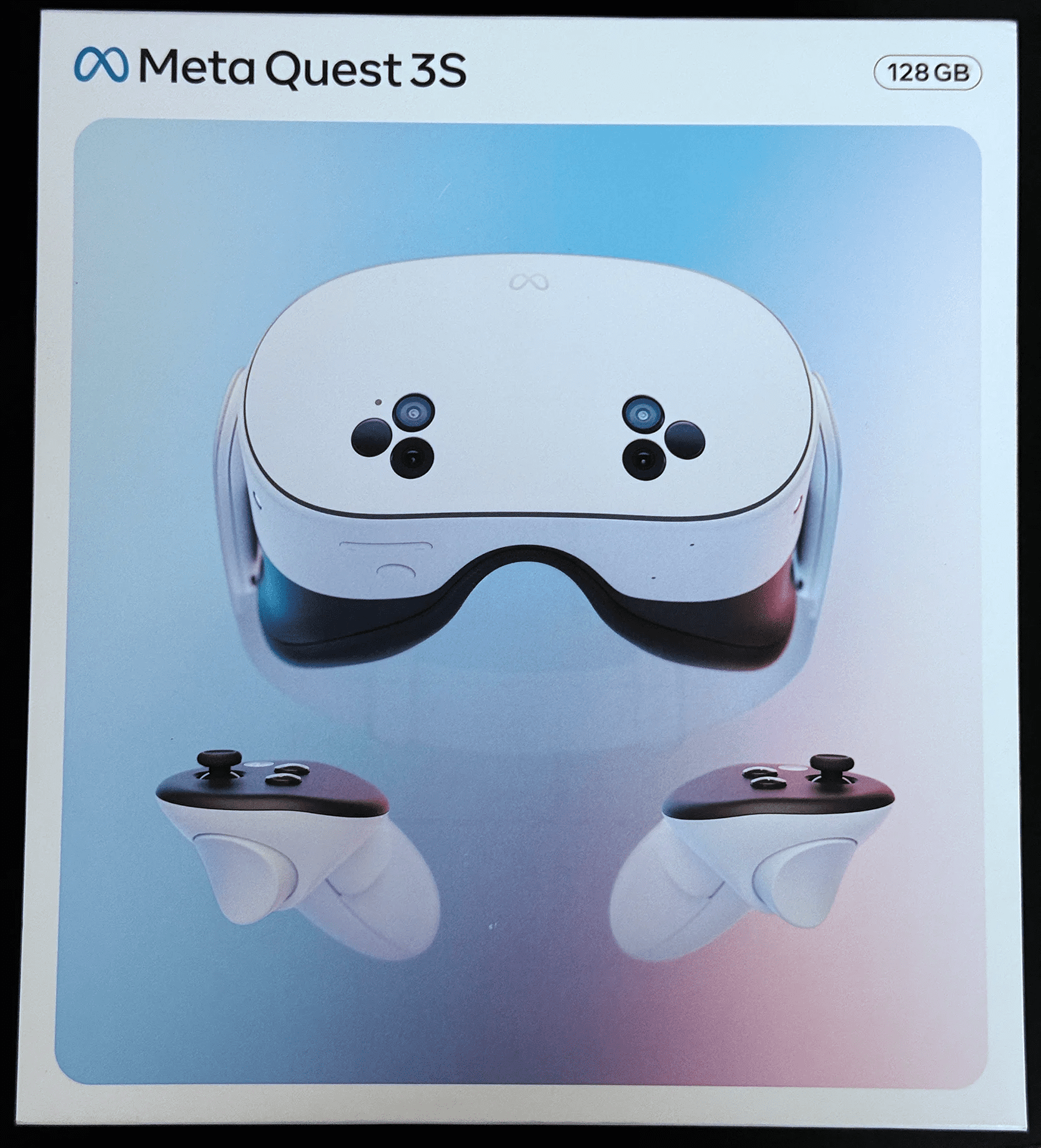 Meta Quest 3S All-In-One VR Headset with Touch Controllers and Accessory Bundle (128GB) c449h
