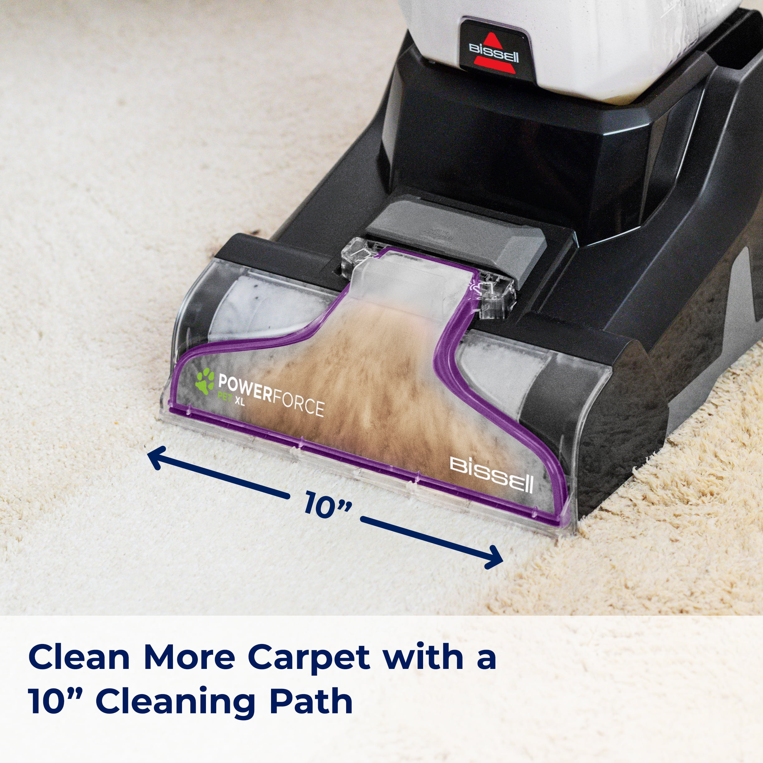 BISSELL PowerForce Pet XL Upright Carpet Cleaner (Black, 17 lb) ebgfs