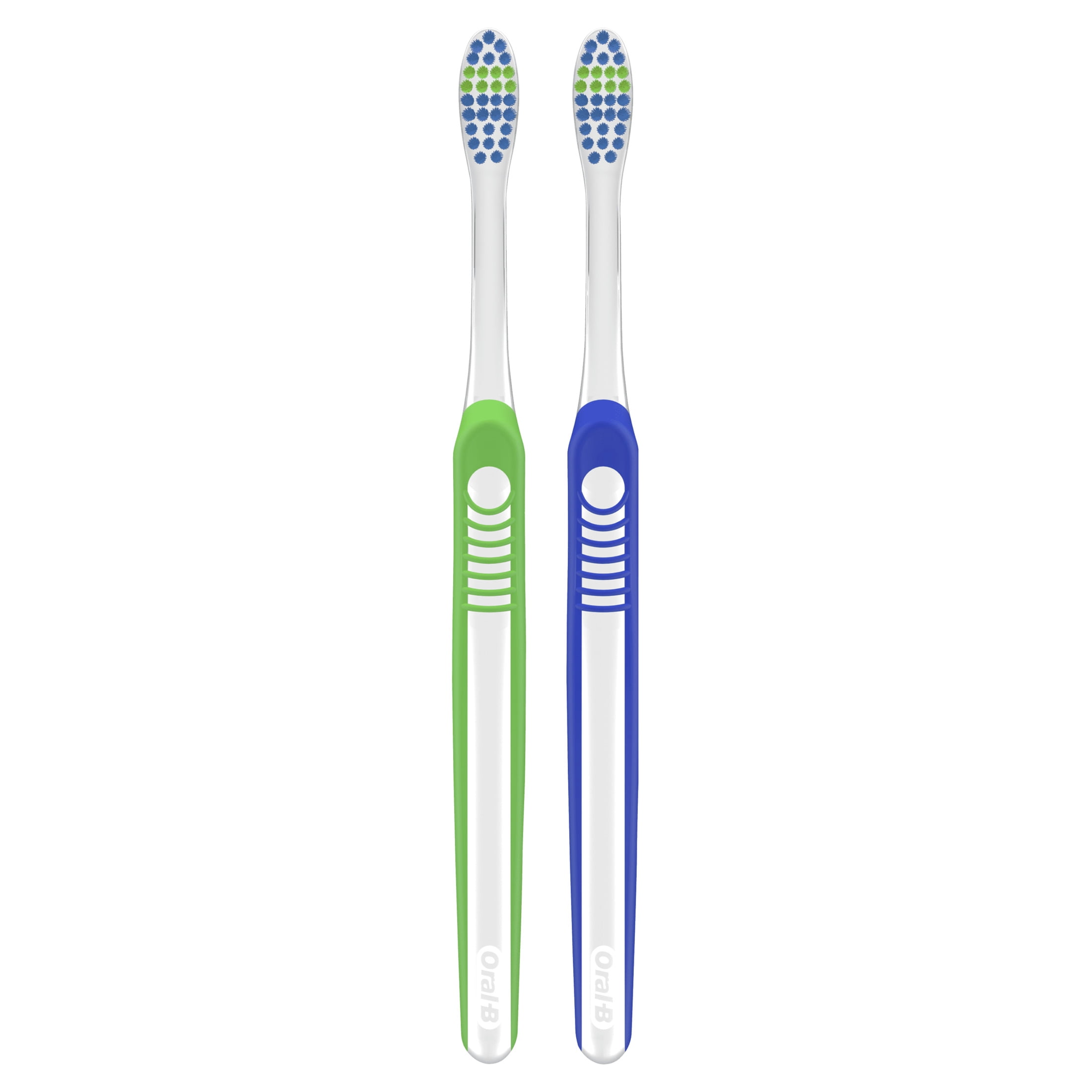 Oral-B Advanced Clean Soft Toothbrush with Indicator Bristles (2 Count) 2oigh