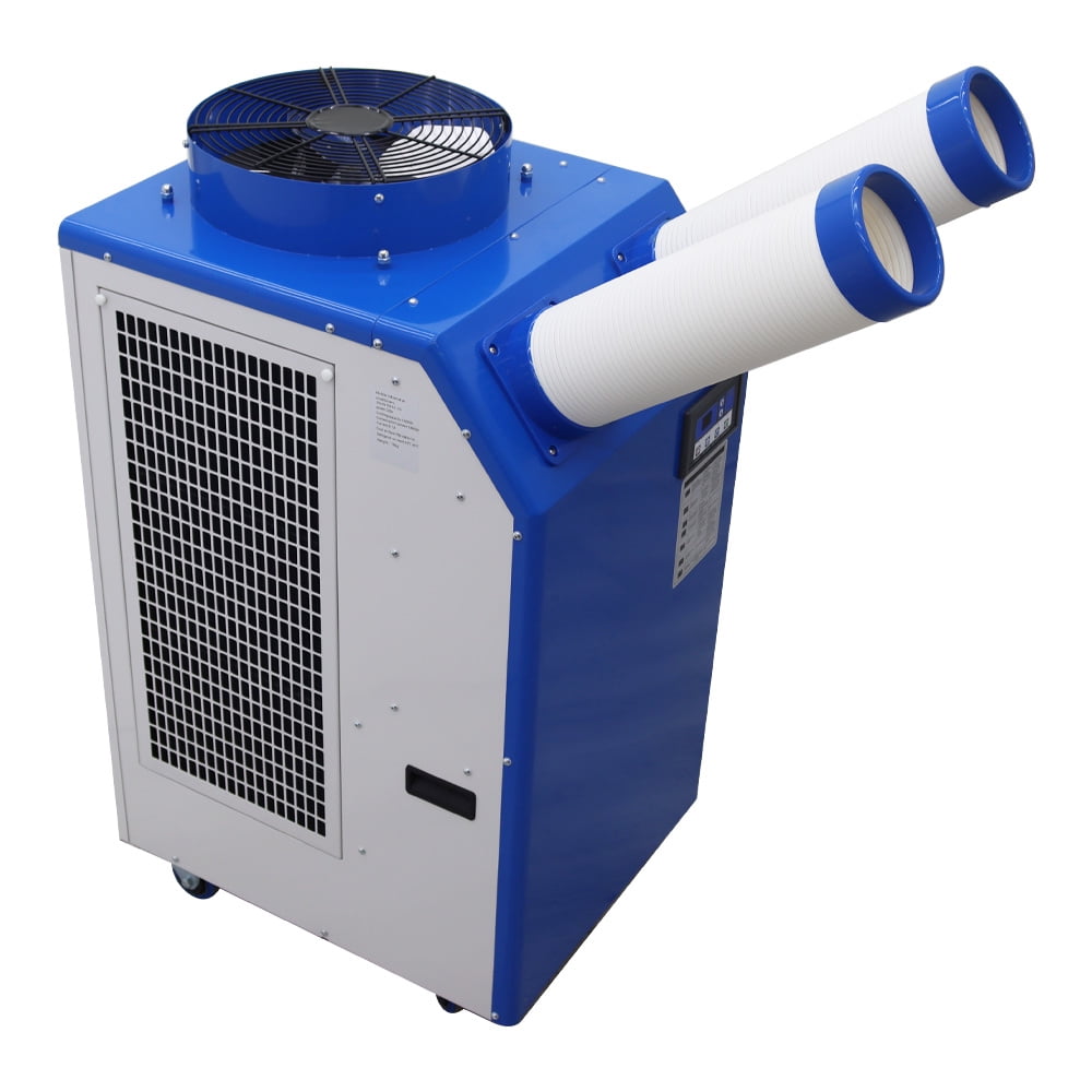 Techtongda Industrial Portable Air Conditioner Spot Cooler with Intelligent Control (Blue, 220V) defua