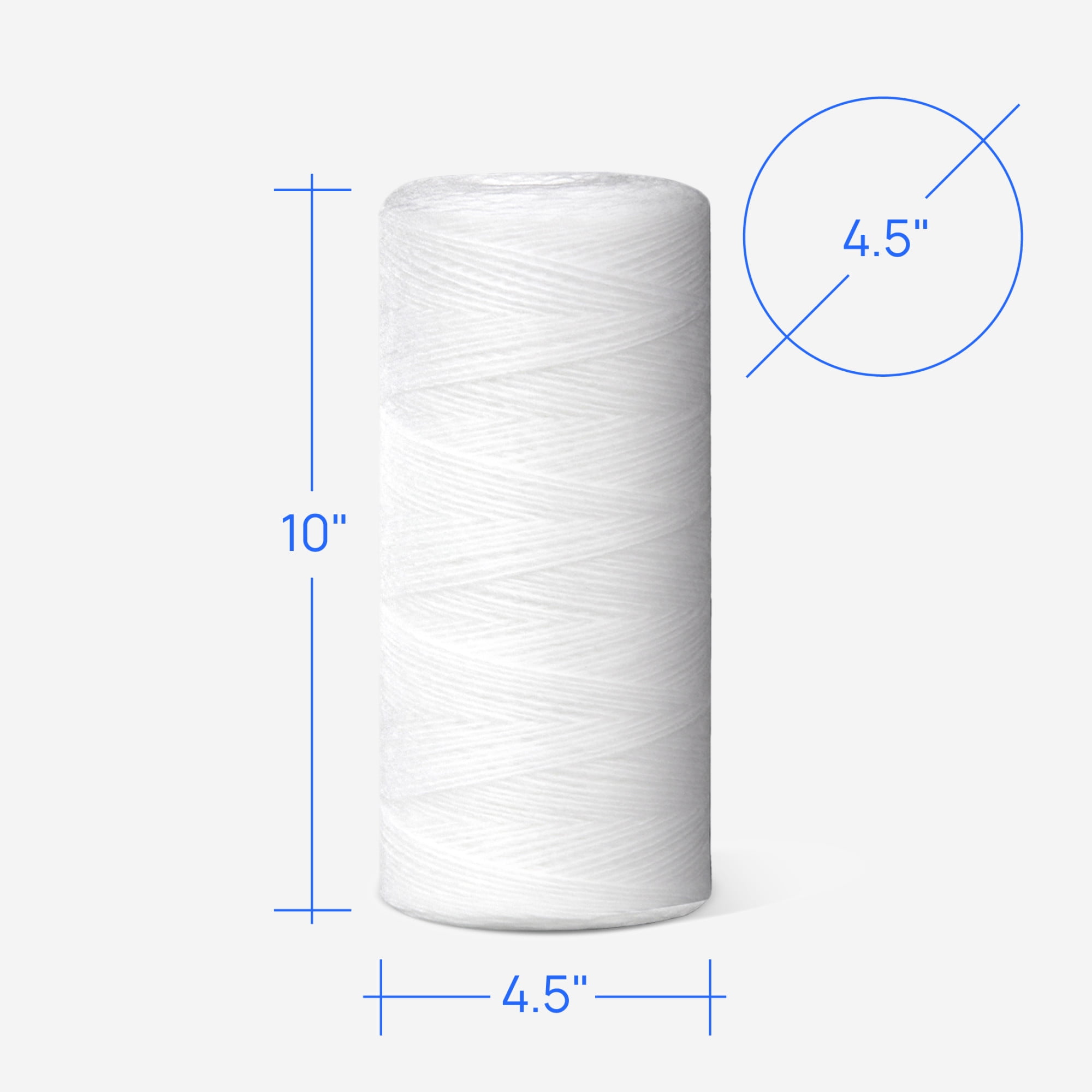 Culligan CW5-BBS Whole Home Heavy Duty Water Filter Replacement (White, 5 Micron) w9o8c