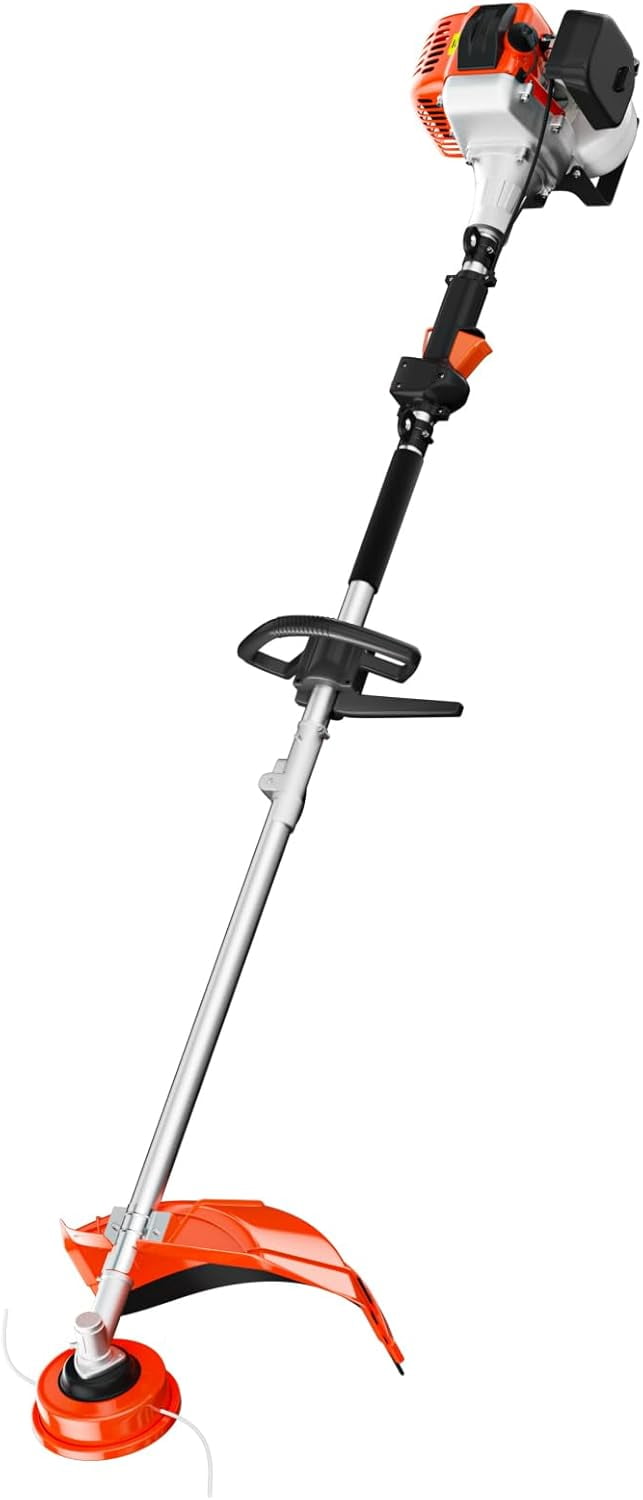 Sedeke 36cc Gas String Trimmer 3-in-1 Weed Wacker and Edger (Orange, 36cc Engine) yqn2b