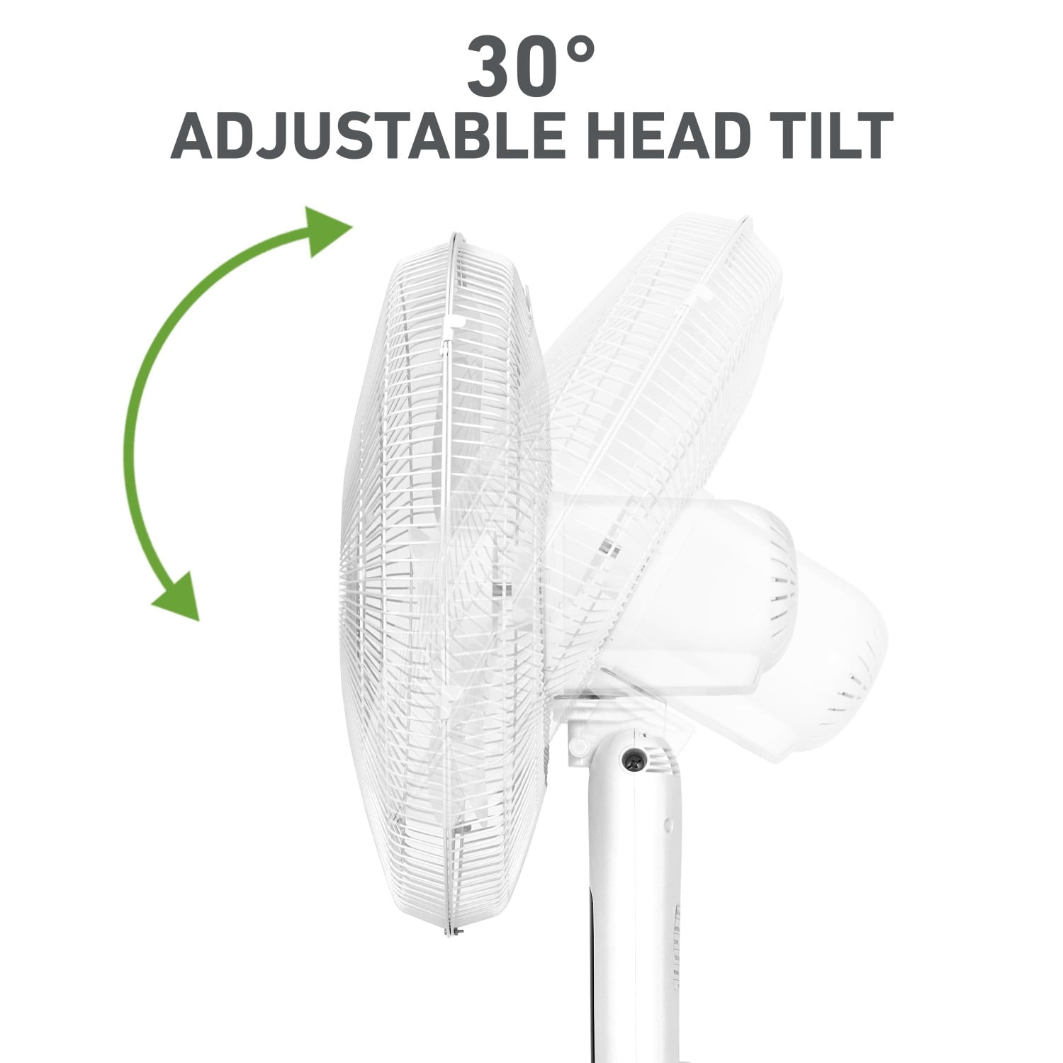 Holmes 16-inch Digital Stand Fan with Remote, 3-Speed Oscillating Pedestal Fan (White, 44-inch Height) 6a0gj
