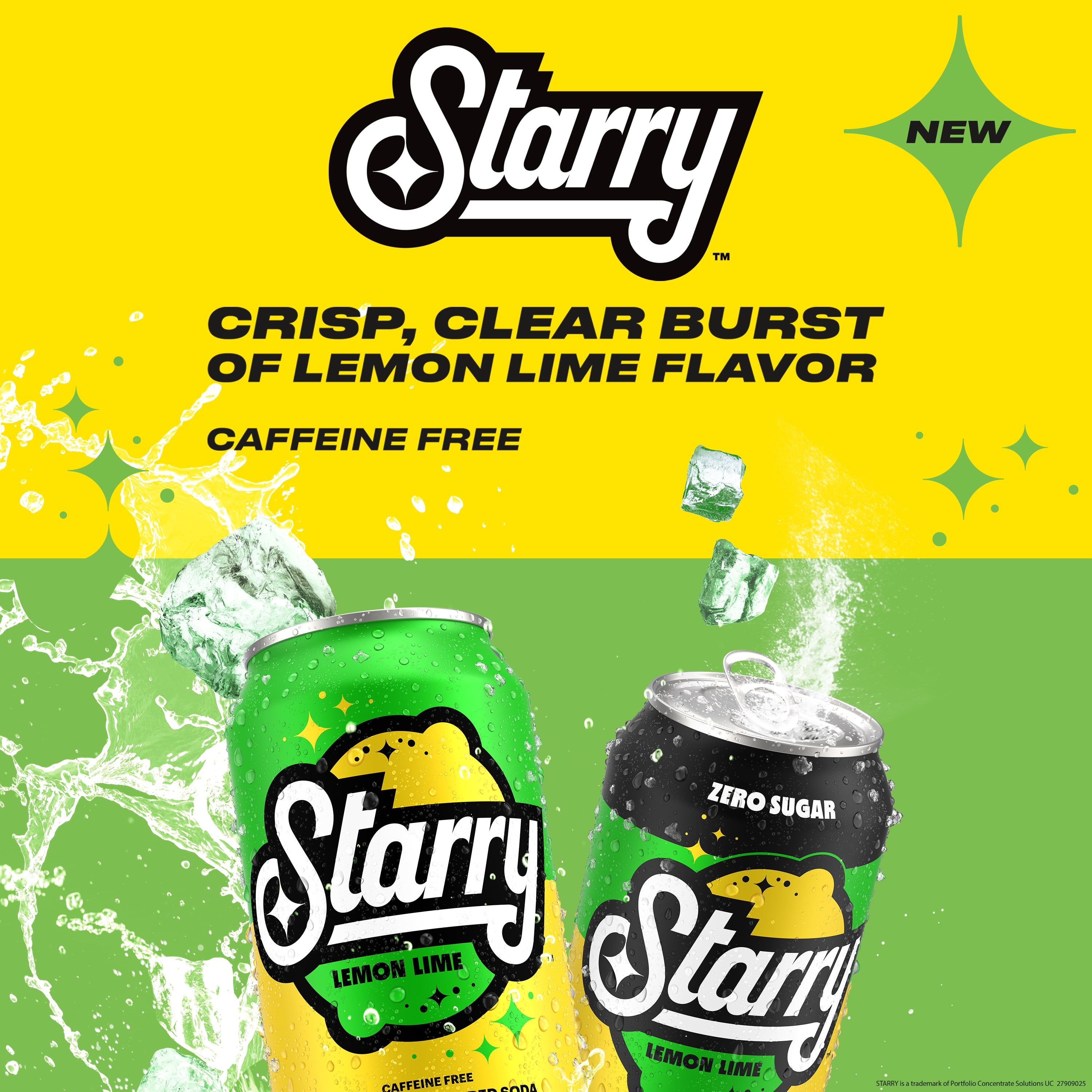 Starry Zero Sugar Lemon Lime Soda, Crisp Refreshing Citrus Flavor (12 fl oz, 12 Pack) 5nrhb