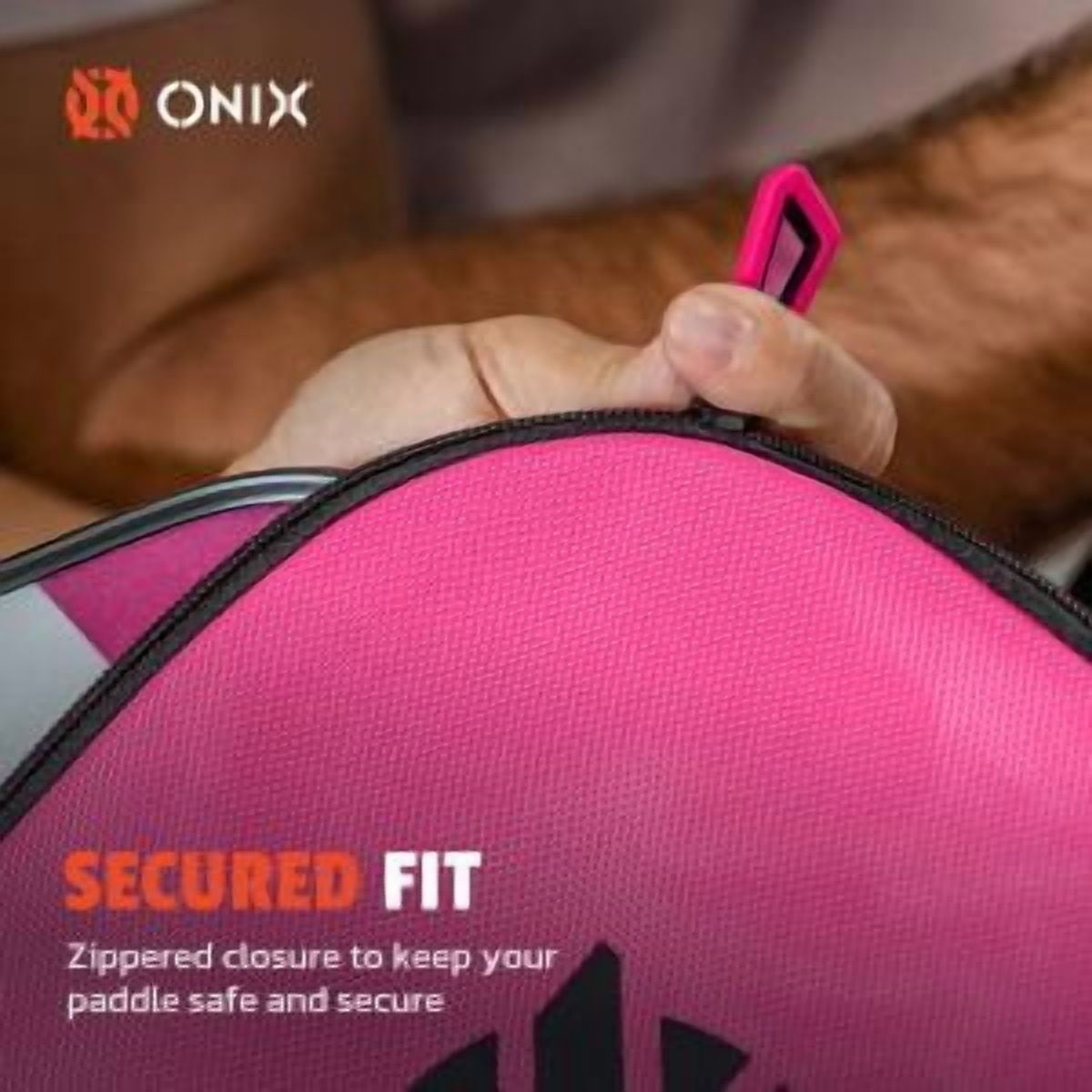 Onix Pickleball Pro Team Paddle Cover (Pink/Black, One Size) s5xn9