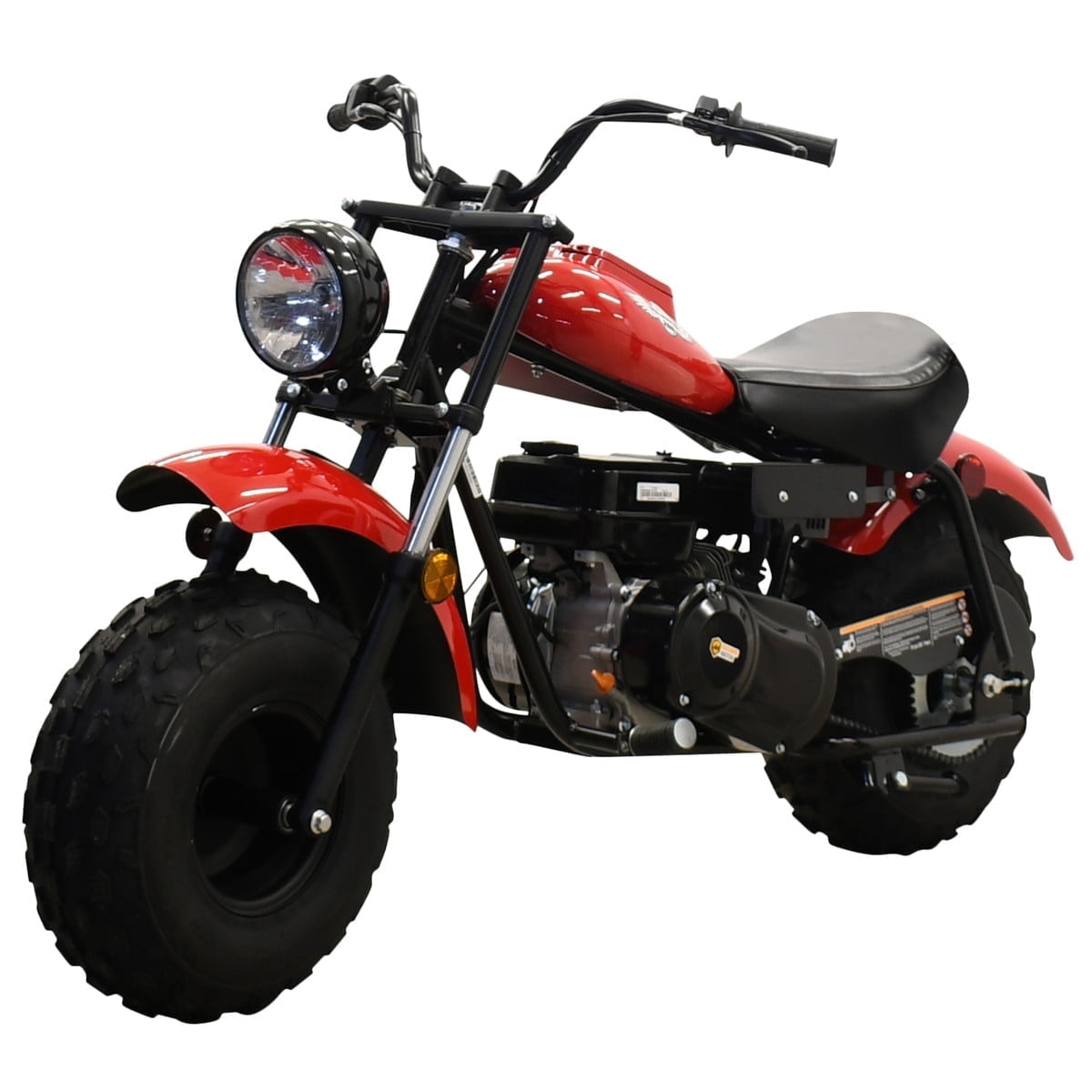 Massimo MB200 Minibike 196cc Gas Powered Off-Road Trail Bike (Red, 200 lb Capacity) wx2zh