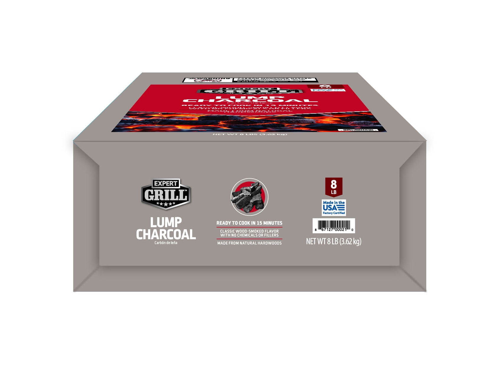 Expert Grill All-Natural Hardwood Lump Charcoal (8 lb) eyyip