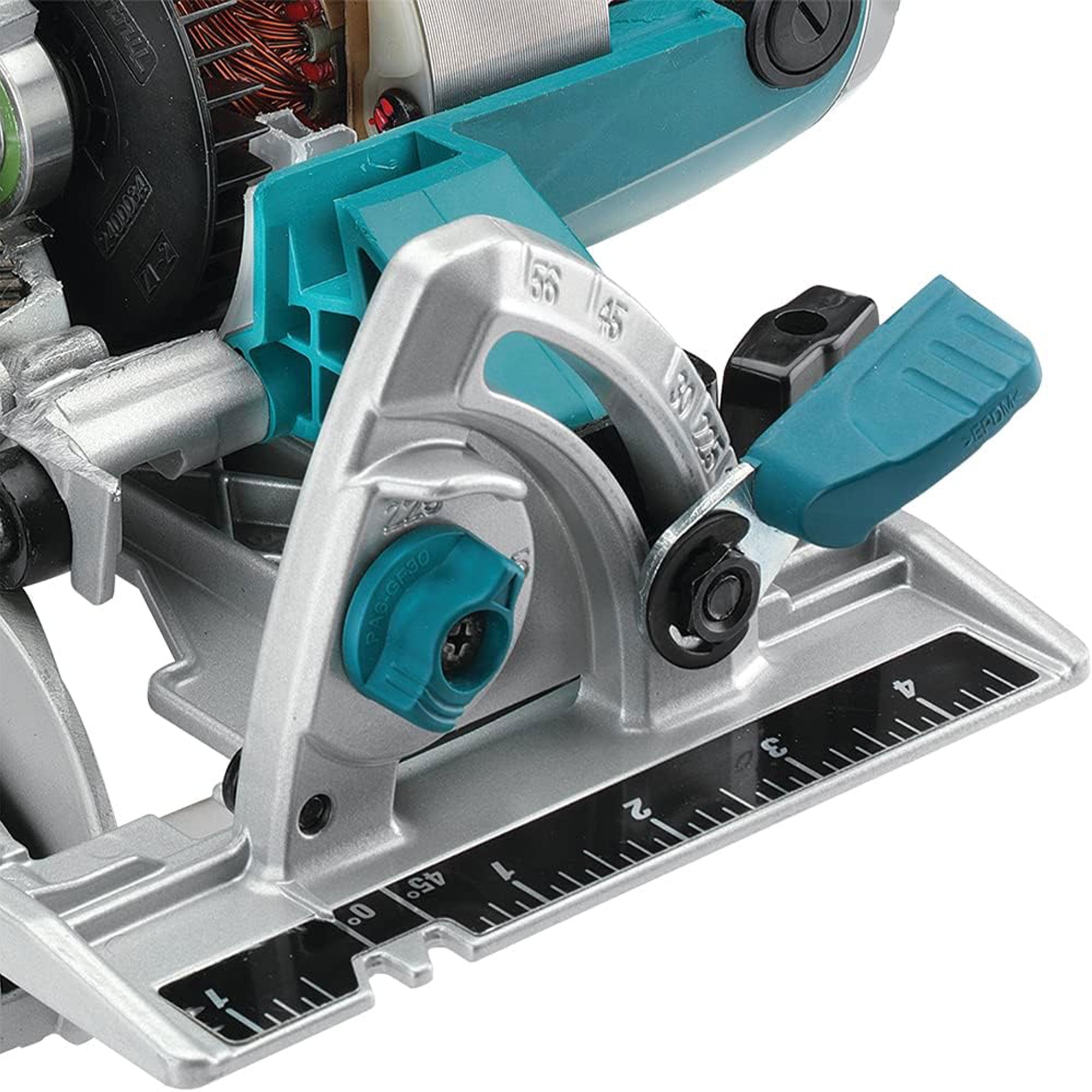Makita 7-1/4 in Magnesium Circular Saw Heavy-duty Professional Power Tool (Black, 10.6 lb) cg6ld
