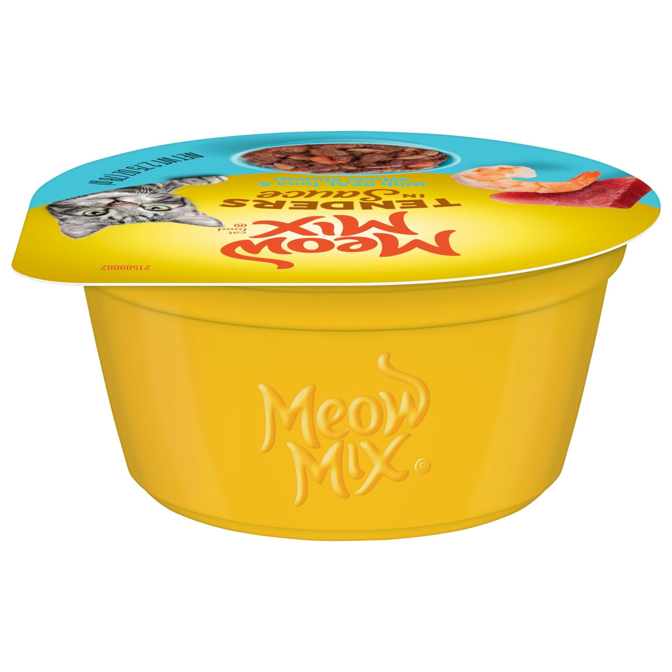 Meow Mix Tender Favorites Wet Cat Food with Real Tuna and Whole Shrimp (2.75 oz) vt2uh