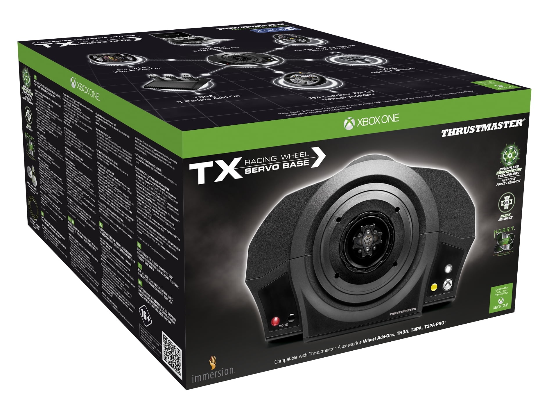 Thrustmaster TX Servo Base Racing Wheel (Compatible with Xbox Series X/S, Xbox One & PC, Black) zbhf8