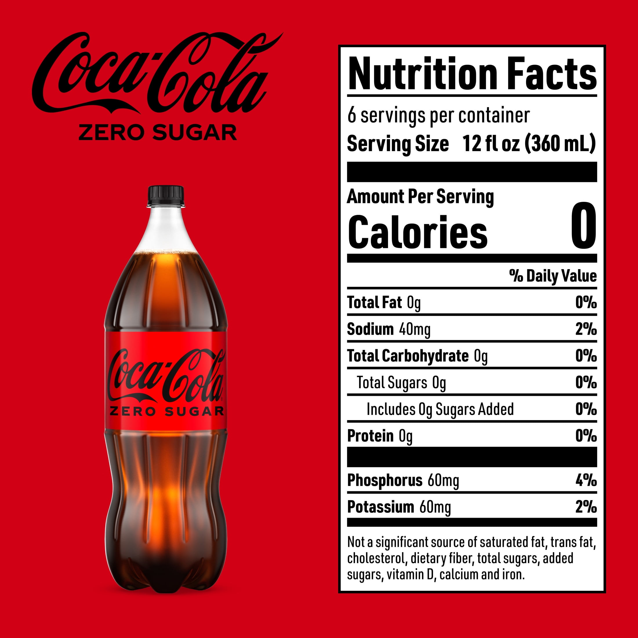 Coca-Cola Zero Sugar Cola Soda (67.6 fl oz) gm7m6