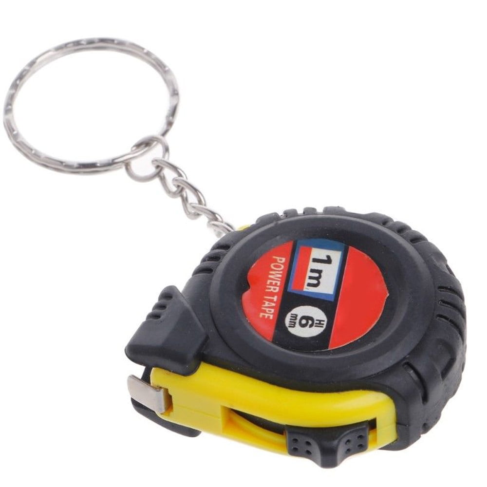 Ongmies Retractable Measuring Tape Keychain (3.28 ft, Random Color) vd430