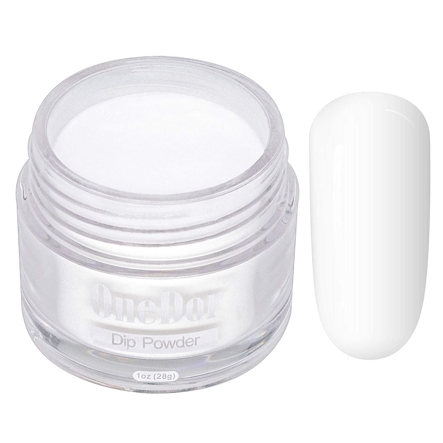 OneDor Nail Dip Powder Acrylic Color Pigment Professional System (Clear, 1 oz) 1hqxj
